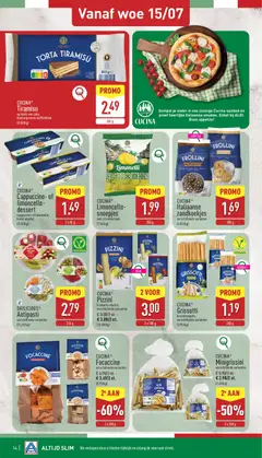 CUISINE® Tiramisu, op basis van cake, mascarpone en koffielikeur - Voorbeeld van een folder van Aldi, geldig van 13/07/2026 | Pagina: 14 | Producten: Koktelcseresznye, Zandkoekjes, Rooibos tea, Cappuccino