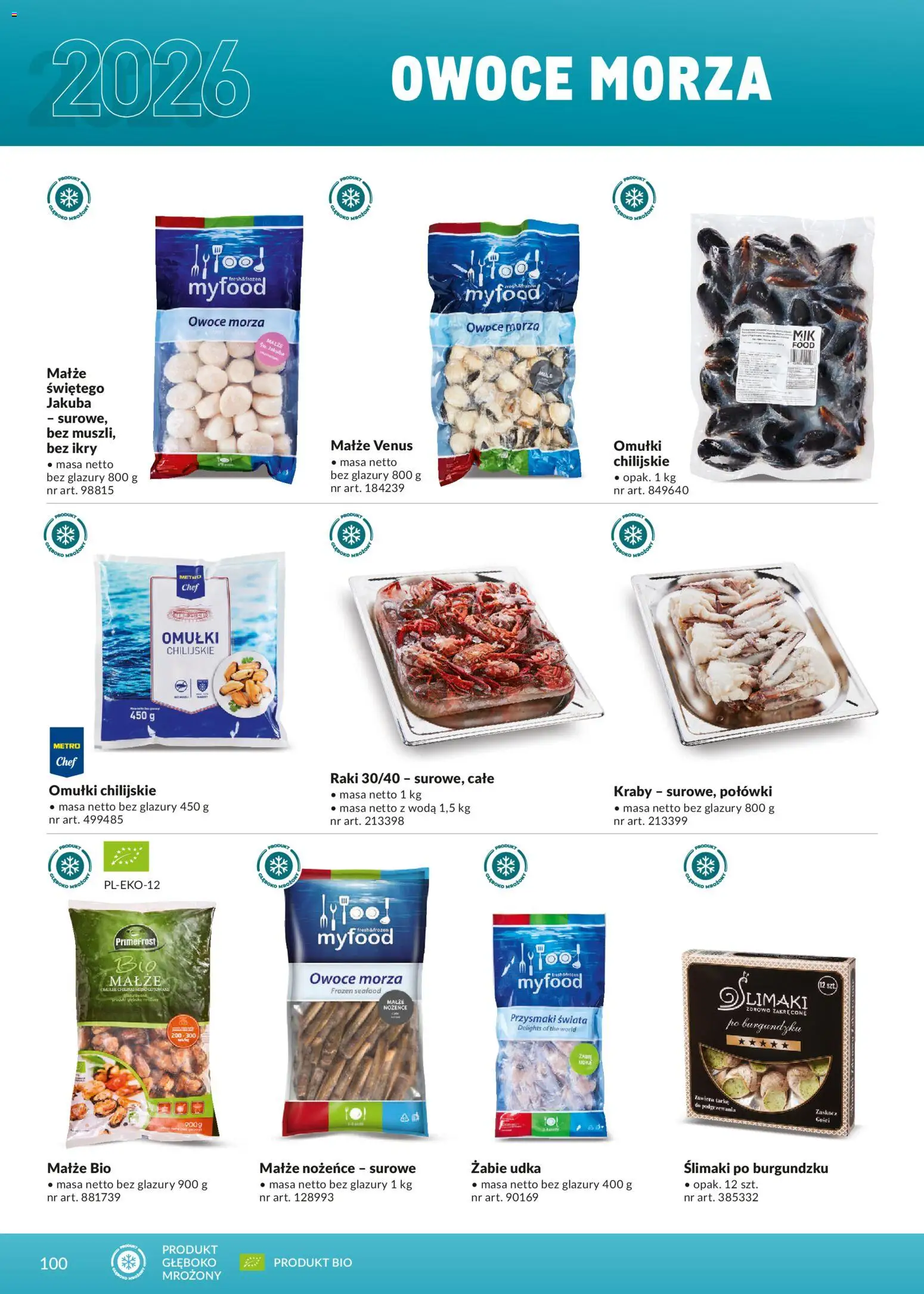 Makro Gazetka - Ultra fresh od 01.03.2026 | Strona: 100 | Produkty: Udka, Woda, Owoce, Owoce morza
