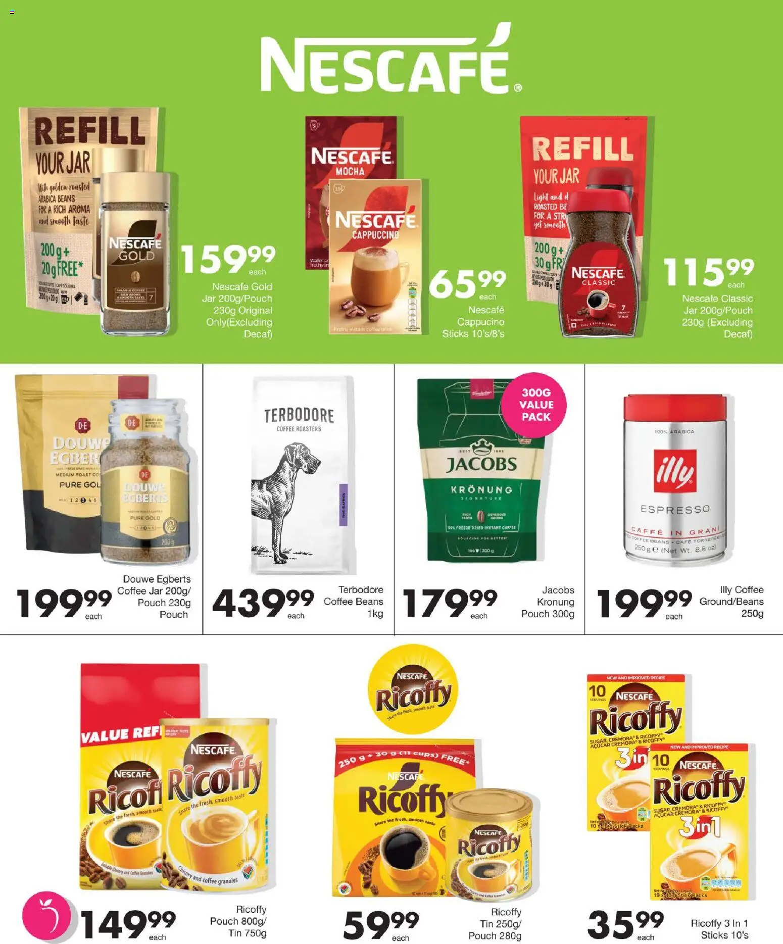 New Save catalogue – valid from 29/09/2026 | Page: 33 | Products: Coffee beans, Beans, Light, Instant coffee