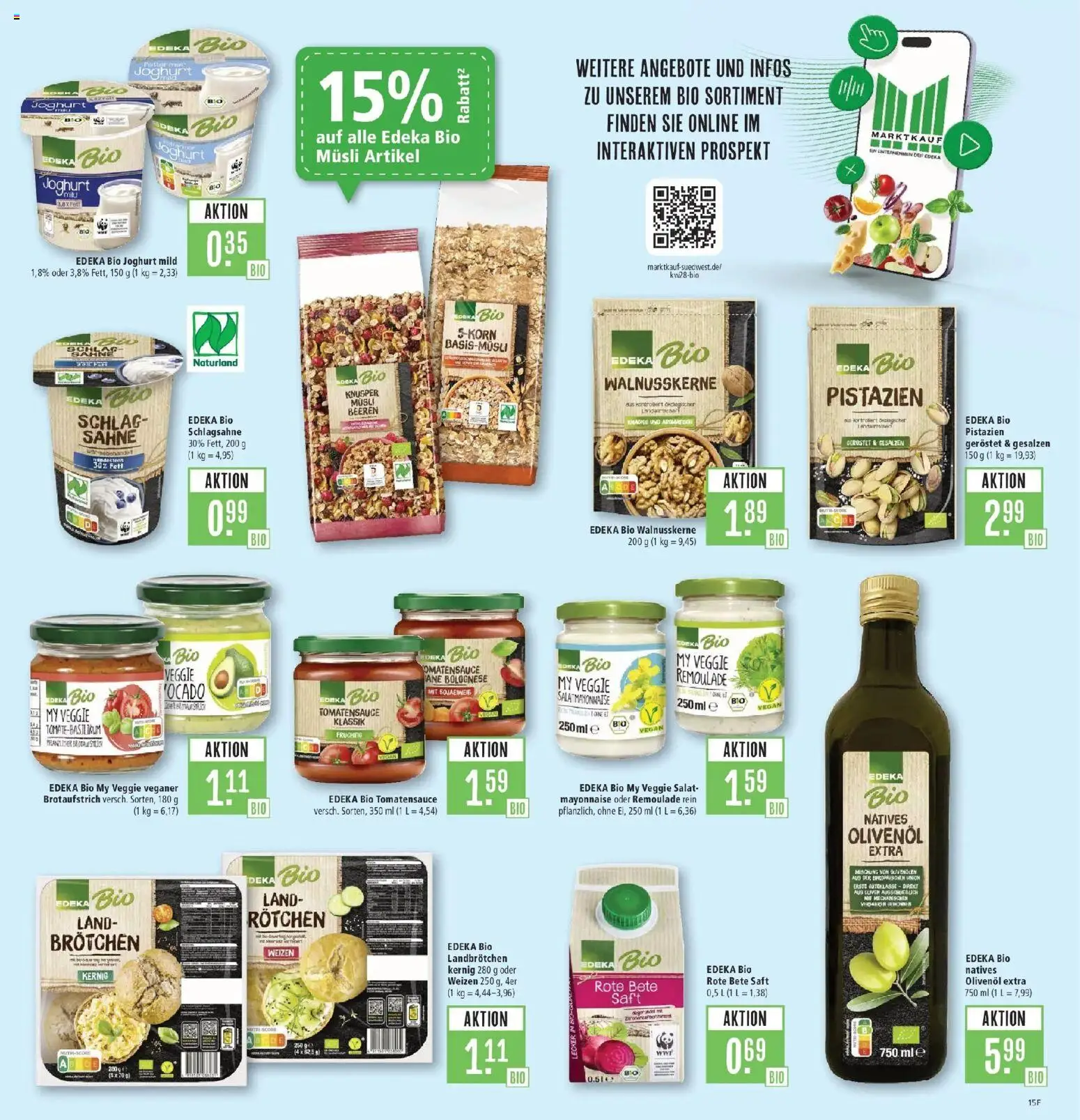 Marktkauf Prospekt Böblingen – gültig ab 06.07.2026 | Seite: 17 | Produkte: Pistazien, Mayonnaise, Sahne, Salat