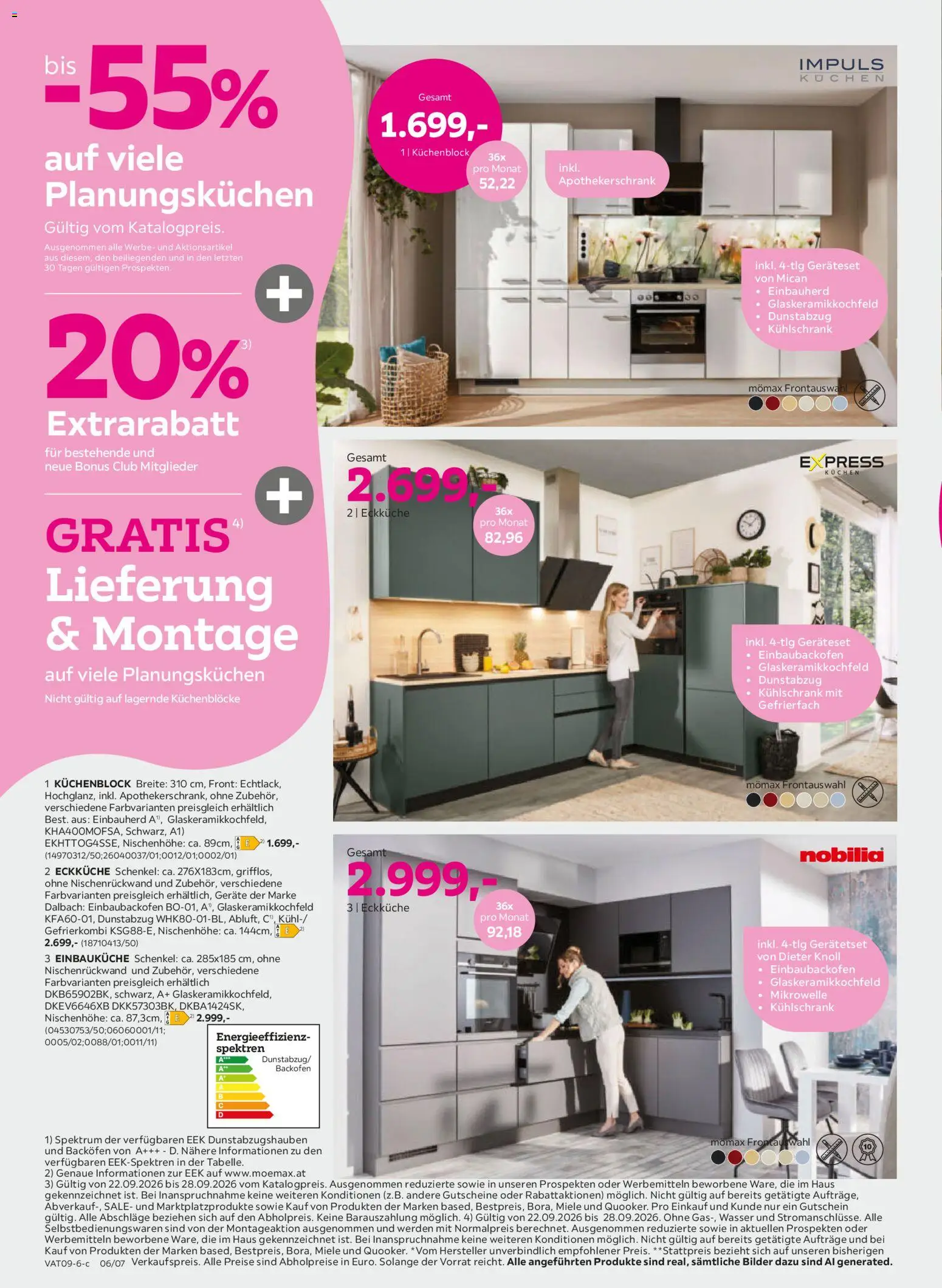 Mömax Prospekt aktuell gültig ab 22.09.2026 | Seite: 6 | Produkte: Wasser, Kühlschrank, Mikrowelle