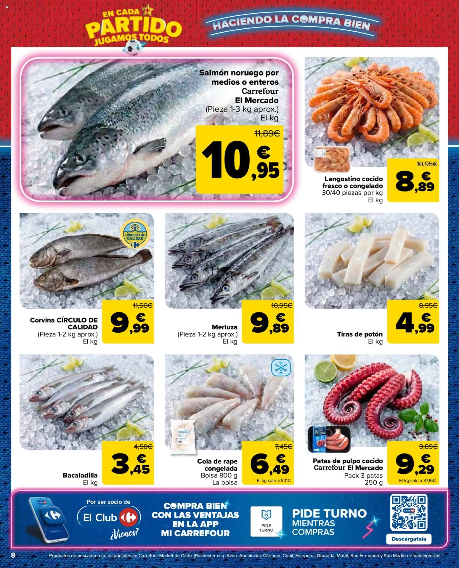 Carrefour Market folleto │ válido desde el 11.06.2026 | Página: 8 | Productos: Bolsa, Langostino