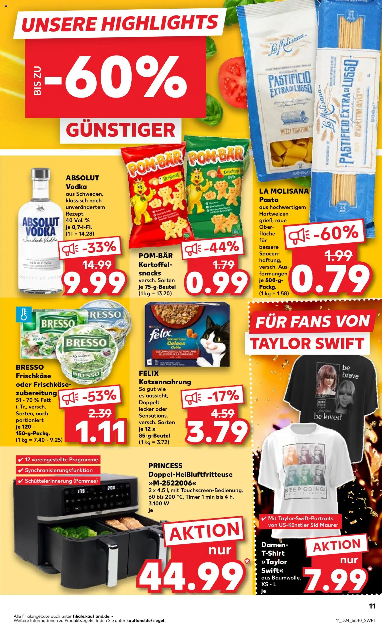 Kaufland Německo leták od 11.06.2026 | Strana: 11 | Produkty: Felix, Vodka