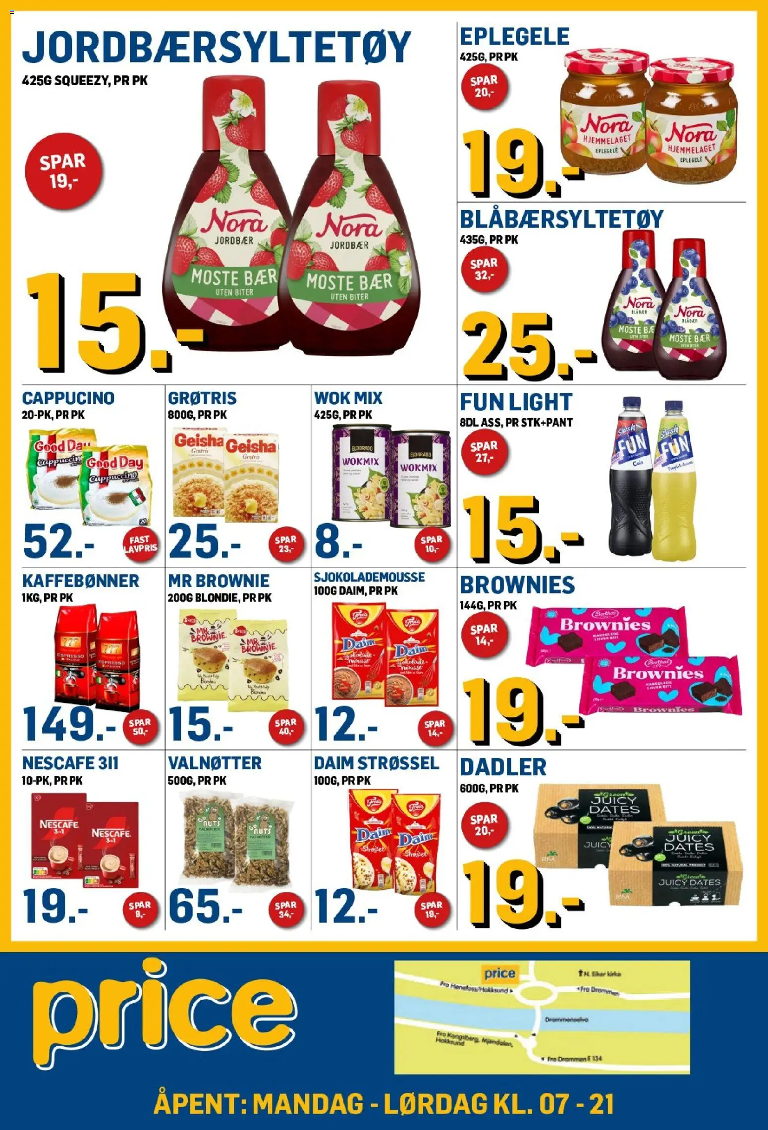 {H1} | Side: 2 | Produkter: Kaffebønner, Nescafé, Brownies, Blush