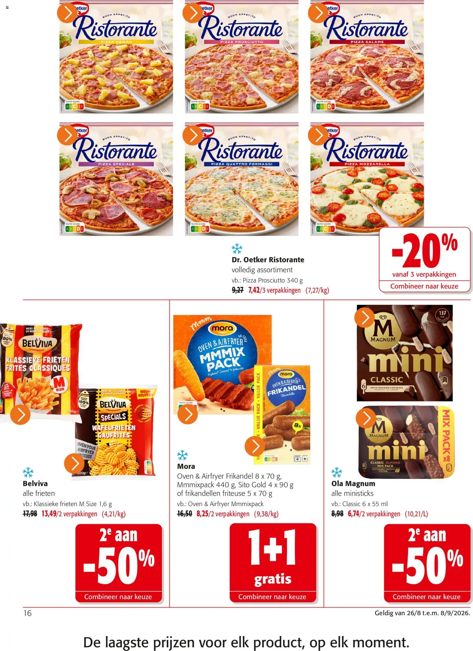 {H1} | Pagina: 16 | Producten: Prosciutto, Oven, Mozzarella, La