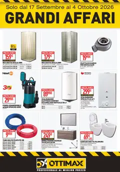 Anteprima del volantino Ottimax volantino valido a partire dal 17/09/2026 | Pagina: 3 | Prodotti: Mobile, Box doccia, Bagno, Doccia