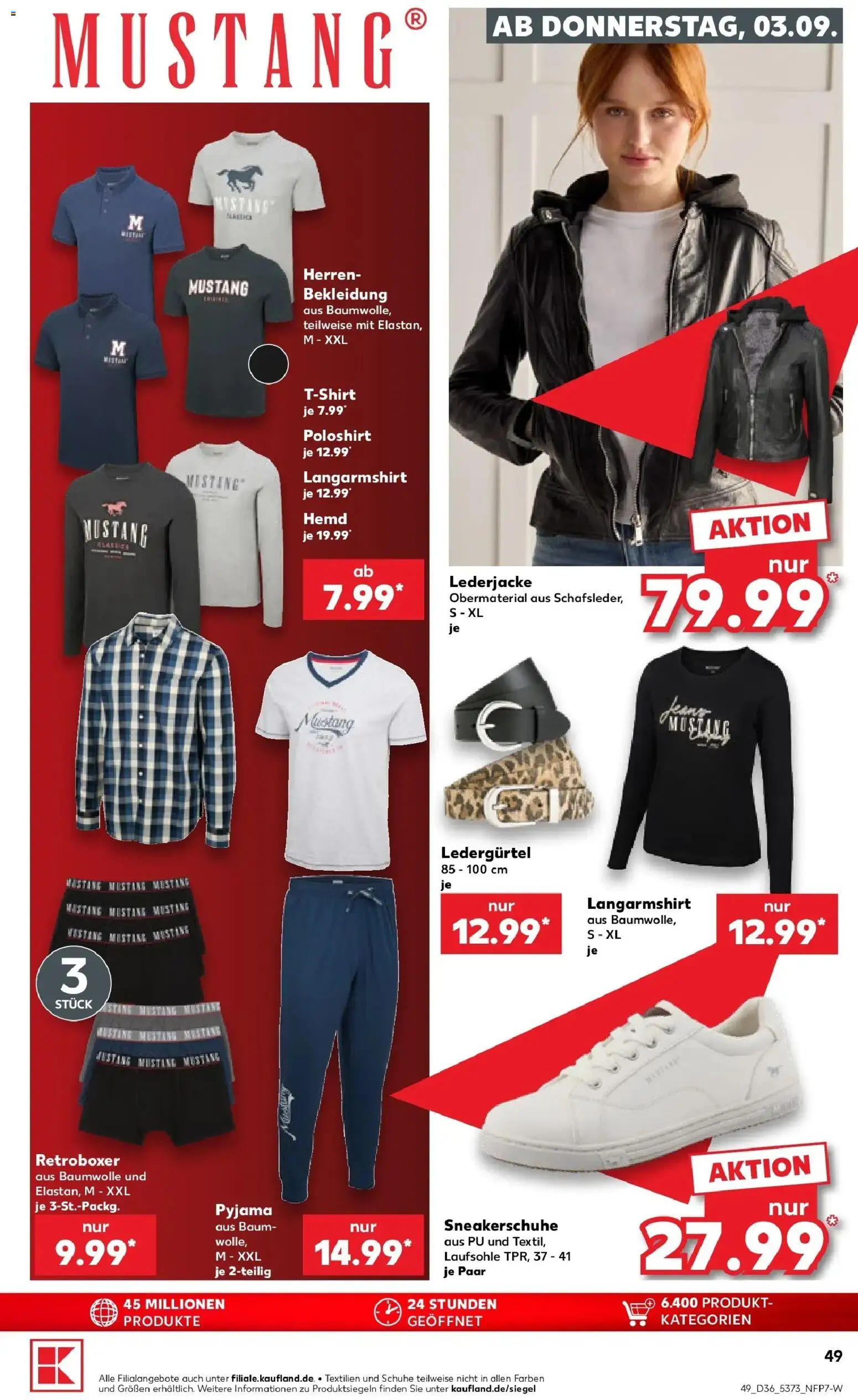 Prospekt Kaufland ab 31.08.2026 » Angebote Online zum Blättern | Seite: 58 | Produkte: Langarmshirt, Poloshirt, Bekleidung, Hemd