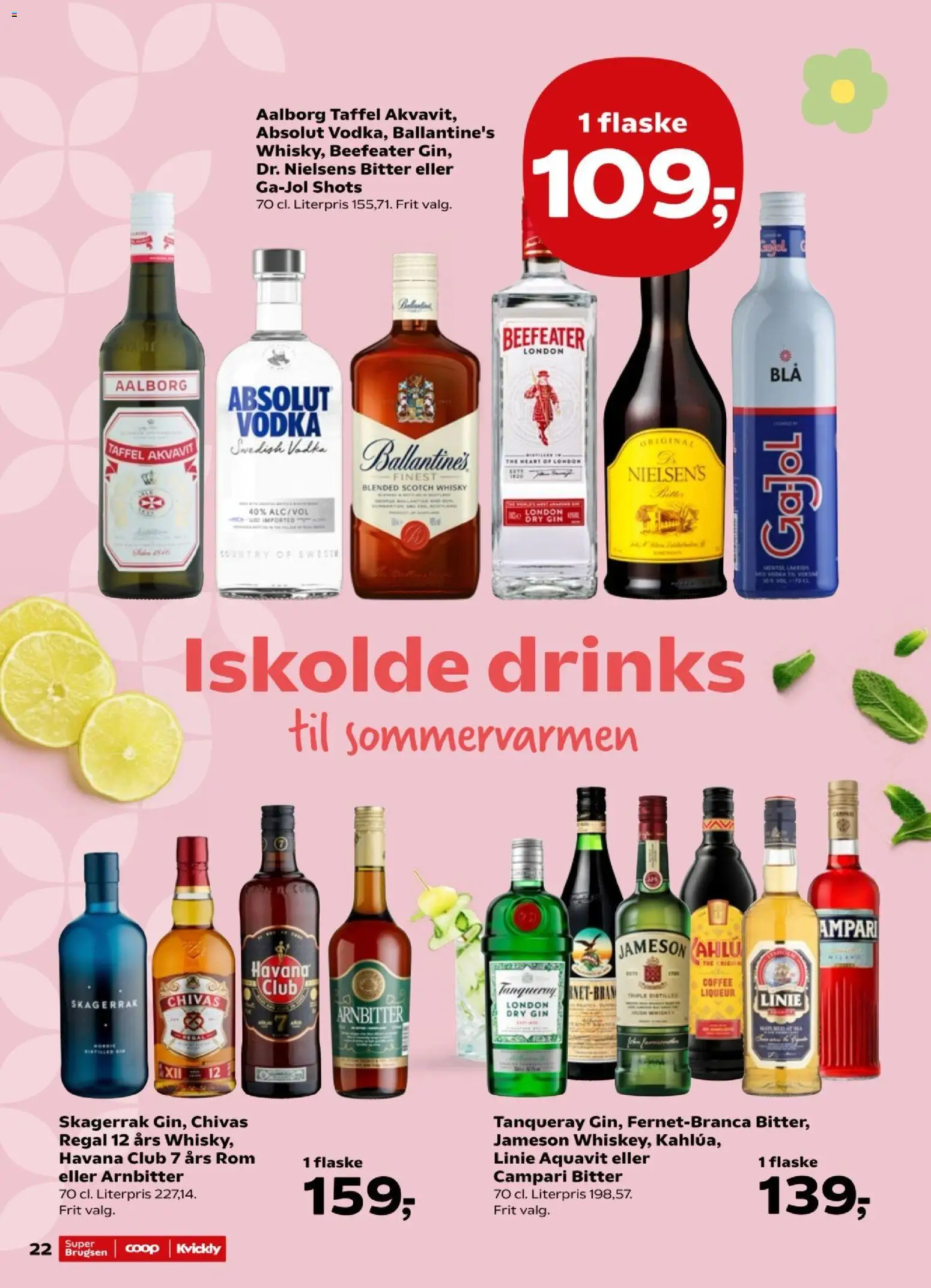 Super Brugsen tilbudsavis – gyldig fra 17/07/2026 | Side: 24 | Produkter: Gin, Whisky, Havana Club, Rom