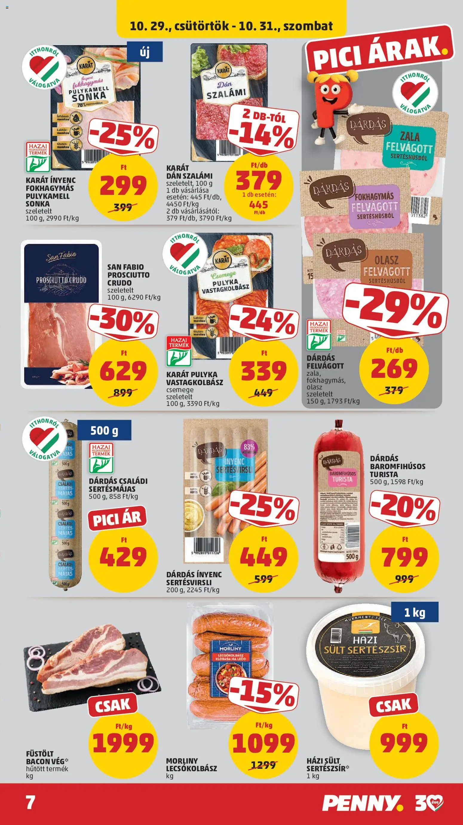 PENNY akciós ujság - amely érvényes a következő dátumtól: 2026.10.29. | Oldal: 9