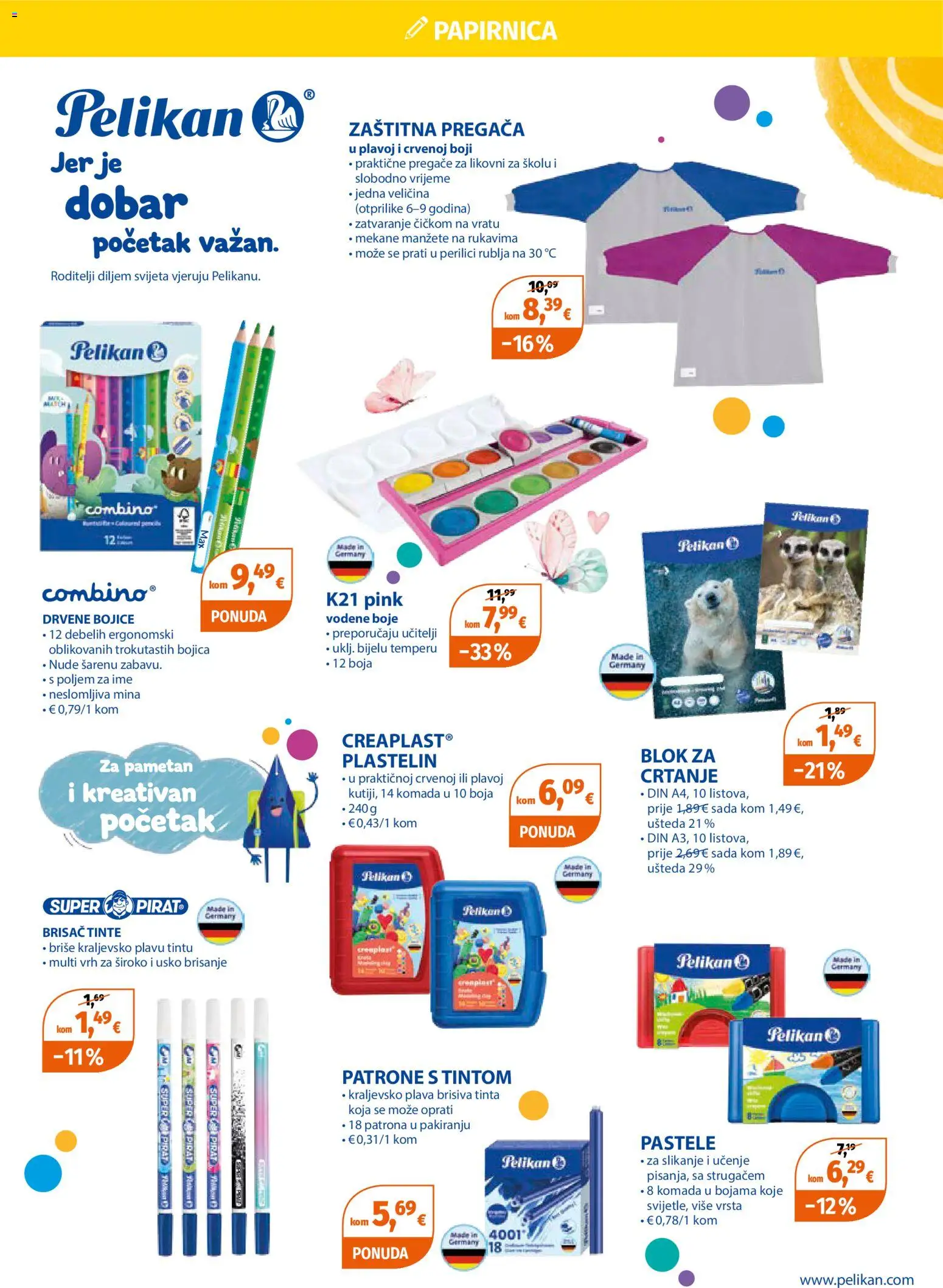 Müller katalog | vrijedi od 17.08.2026 | Stranica: 6 | Proizvodi: Vodene boje, Drvene bojice, Plastelin