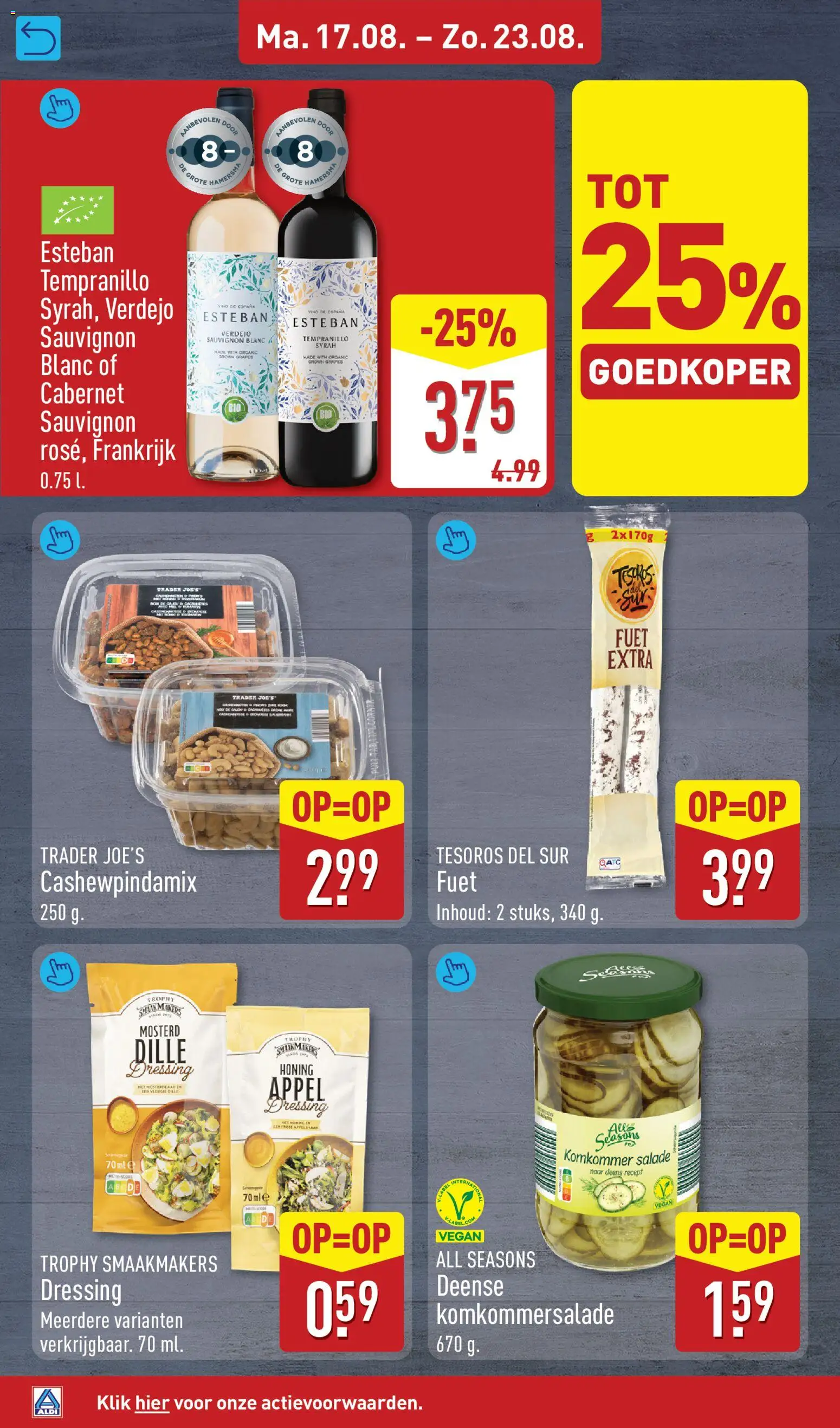 {H1} | Pagina: 22 | Producten: Komkommer, Salade, Mosterd, Appel