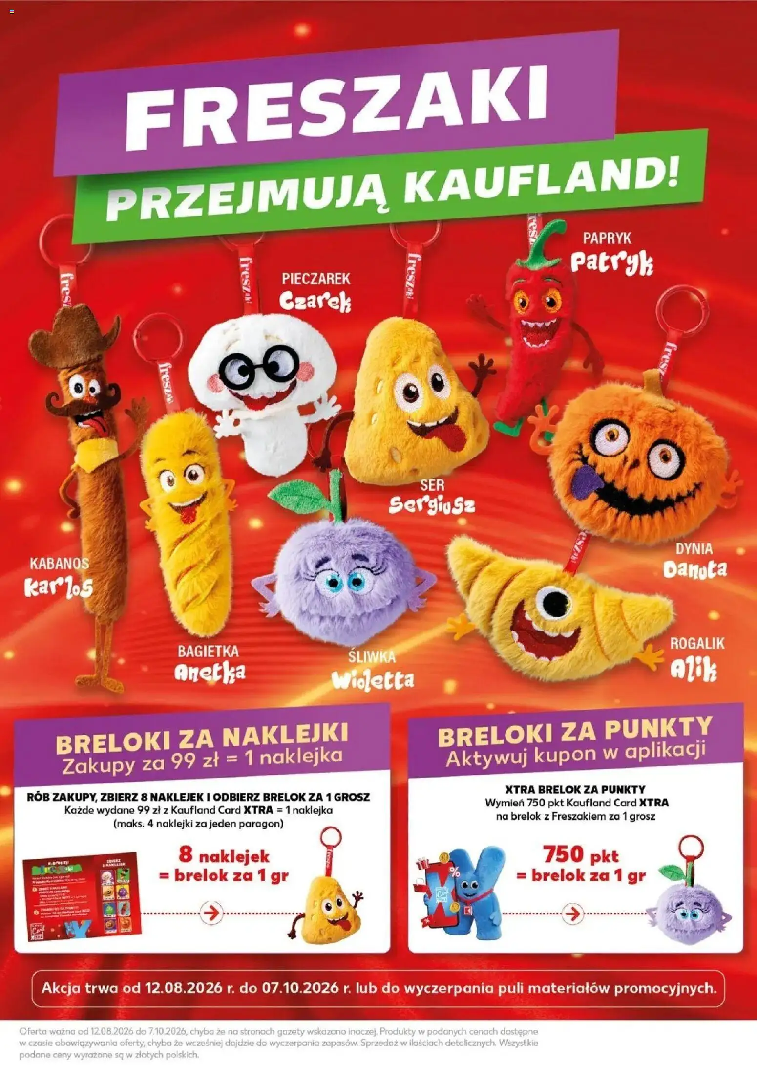 Kaufland gazetka - Super Weekend od 29.08.2026 - od jutra PDF | Strona: 9 | Produkty: Dynia, Pieczarki, Bagietka, Naklejki