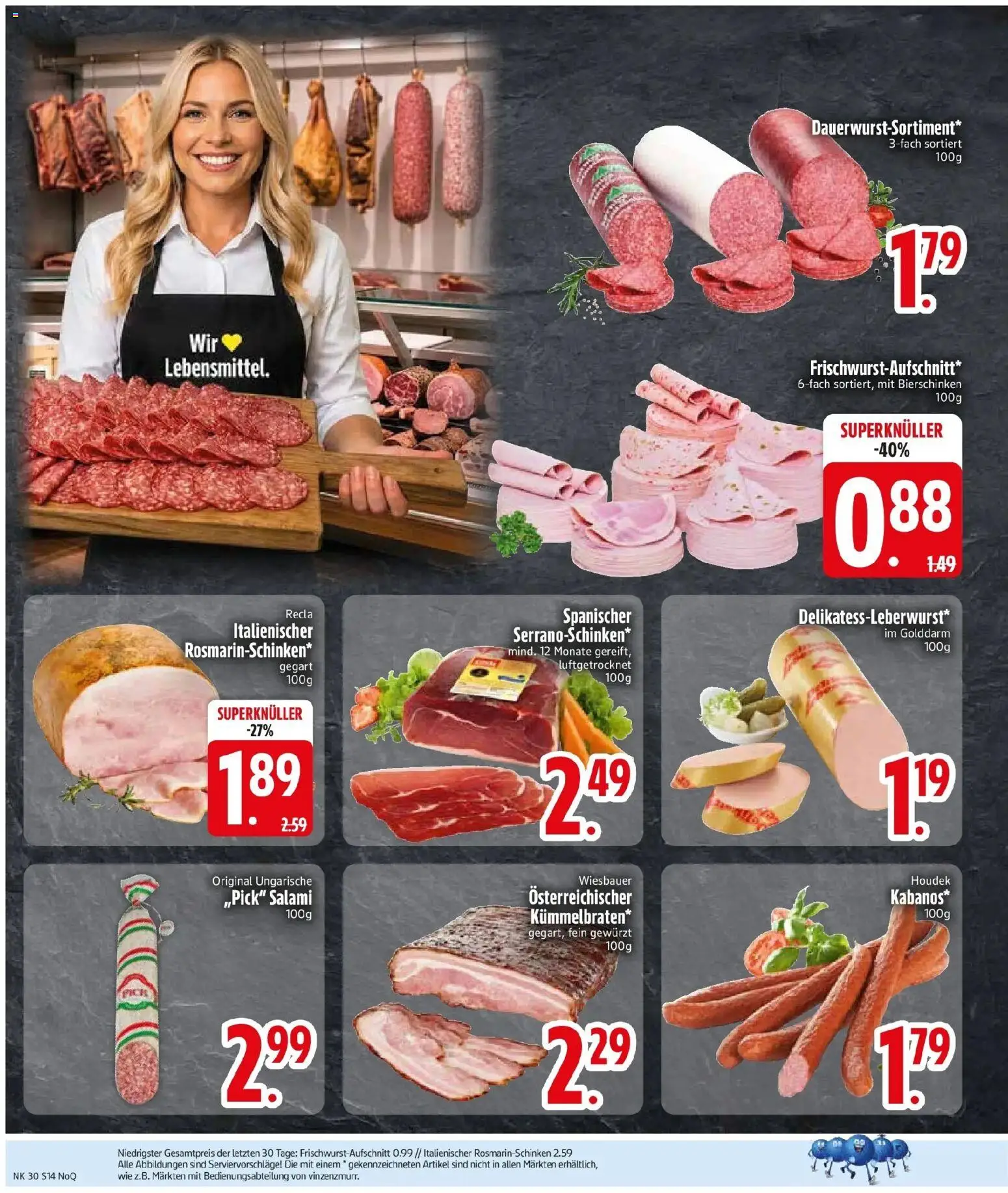 Edeka prospekt Asbach-Bäumenheim – gültig ab 20.07.2026 | Seite: 16 | Produkte: Salami