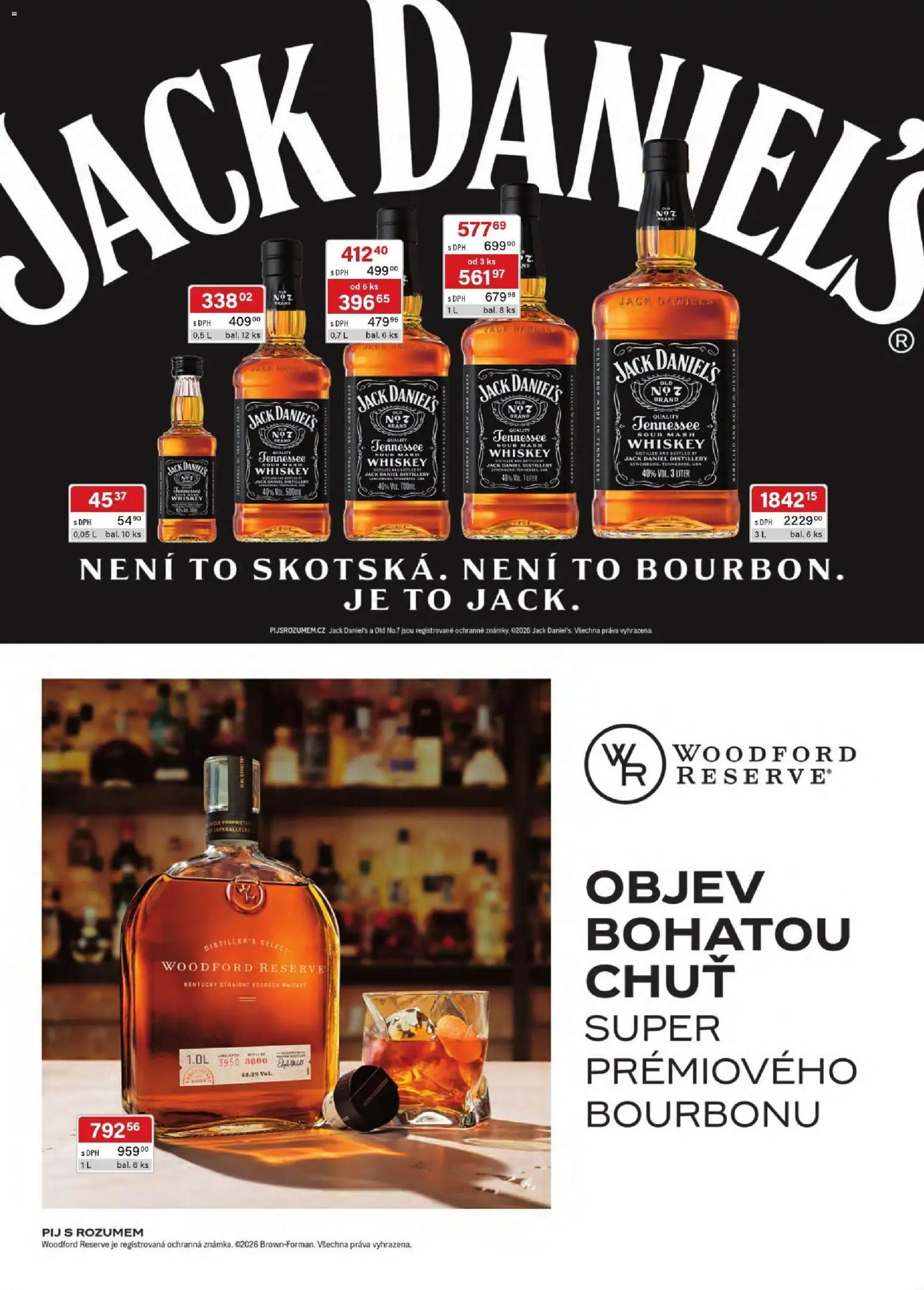 Astur & Qanto leták - Velkoobchod 10/2026 od 01.10.2026 | Strana: 26 | Produkty: Whiskey, Bourbon, Jack Daniel’s