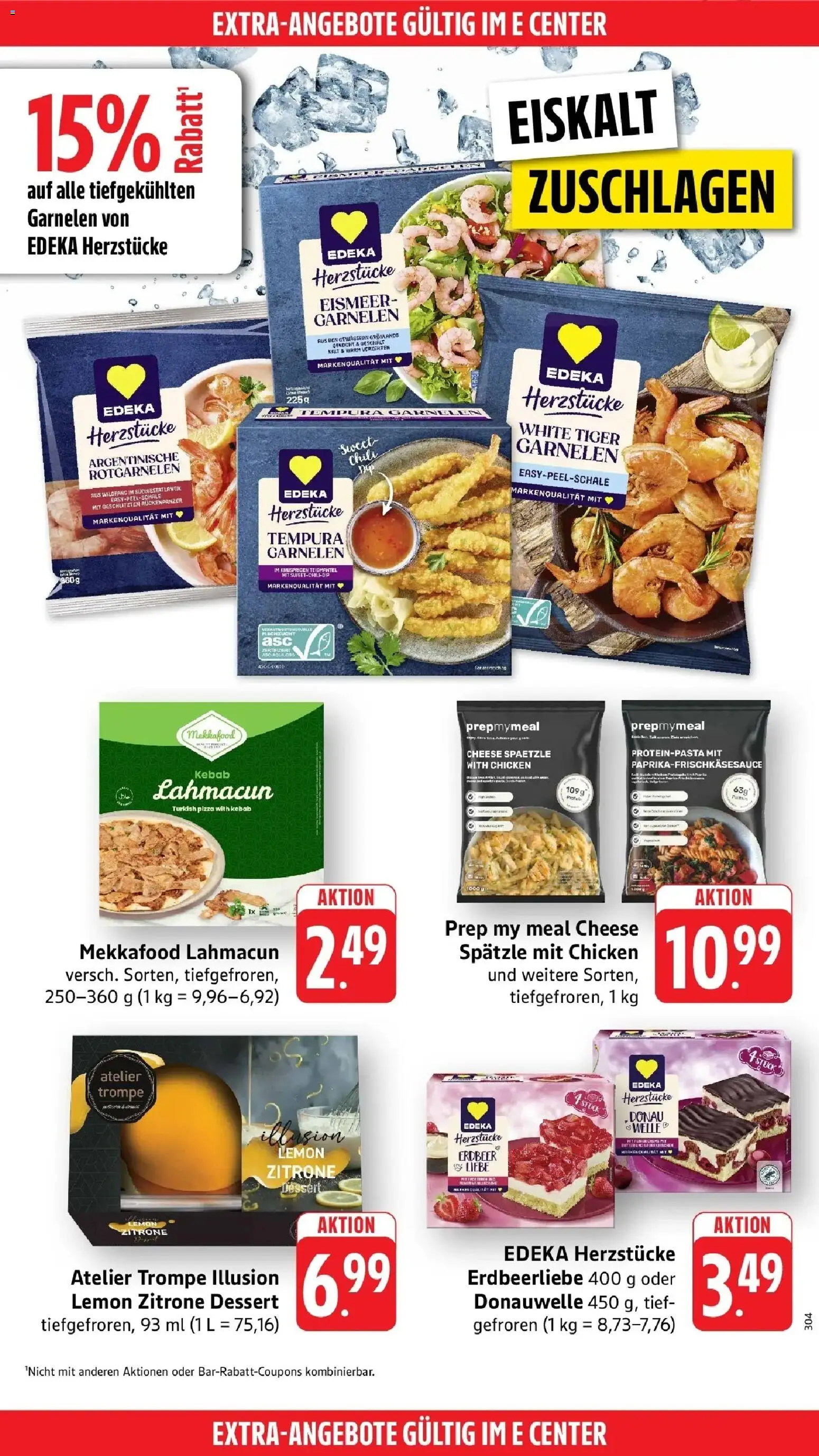 Edeka Prospekt Lautertal-Lautern (ab 14.09.2026) » Angebote Online | Seite: 42 | Produkte: Garnelen, Creme, Zitrone, Chili