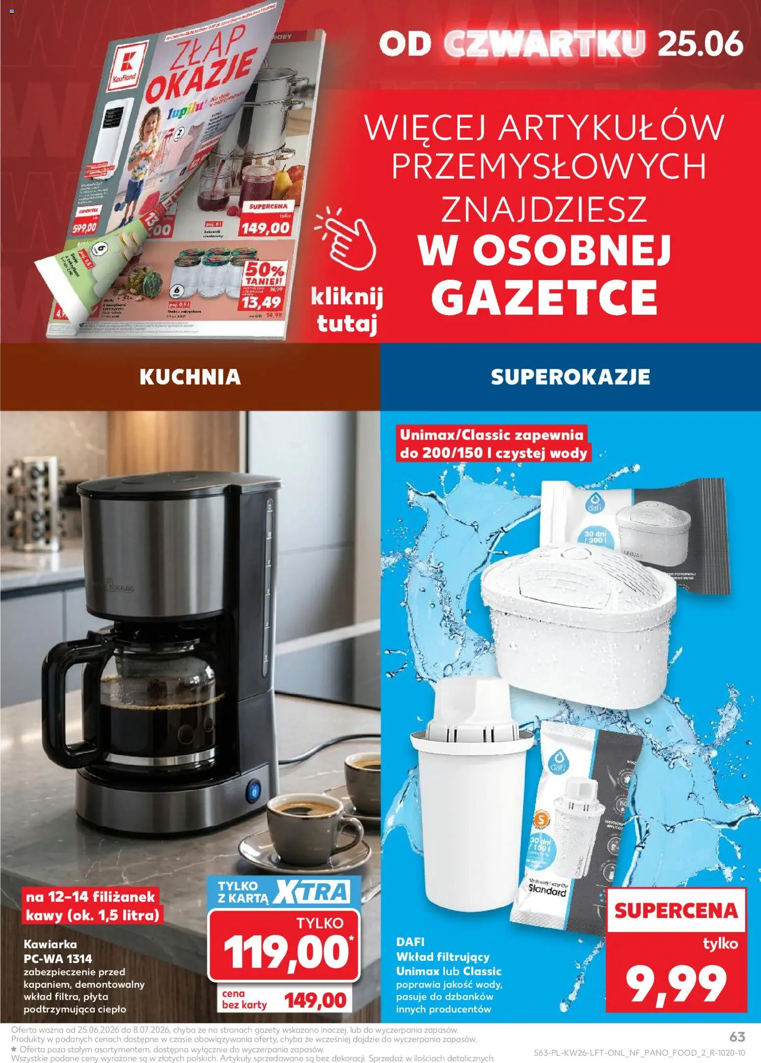 Kaufland Polsko leták od 25.06.2026 | Strana: 63 | Produkty: Karty