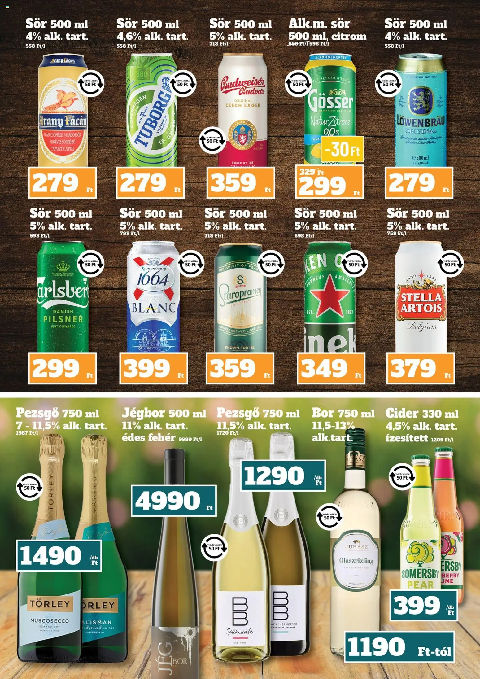 Family Diszkont akciós ujság - amely érvényes a következő dátumtól: 07.05.2026 | Oldal: 26 | Termékek: Budweiser, Pezsgő, Bor, Sör
