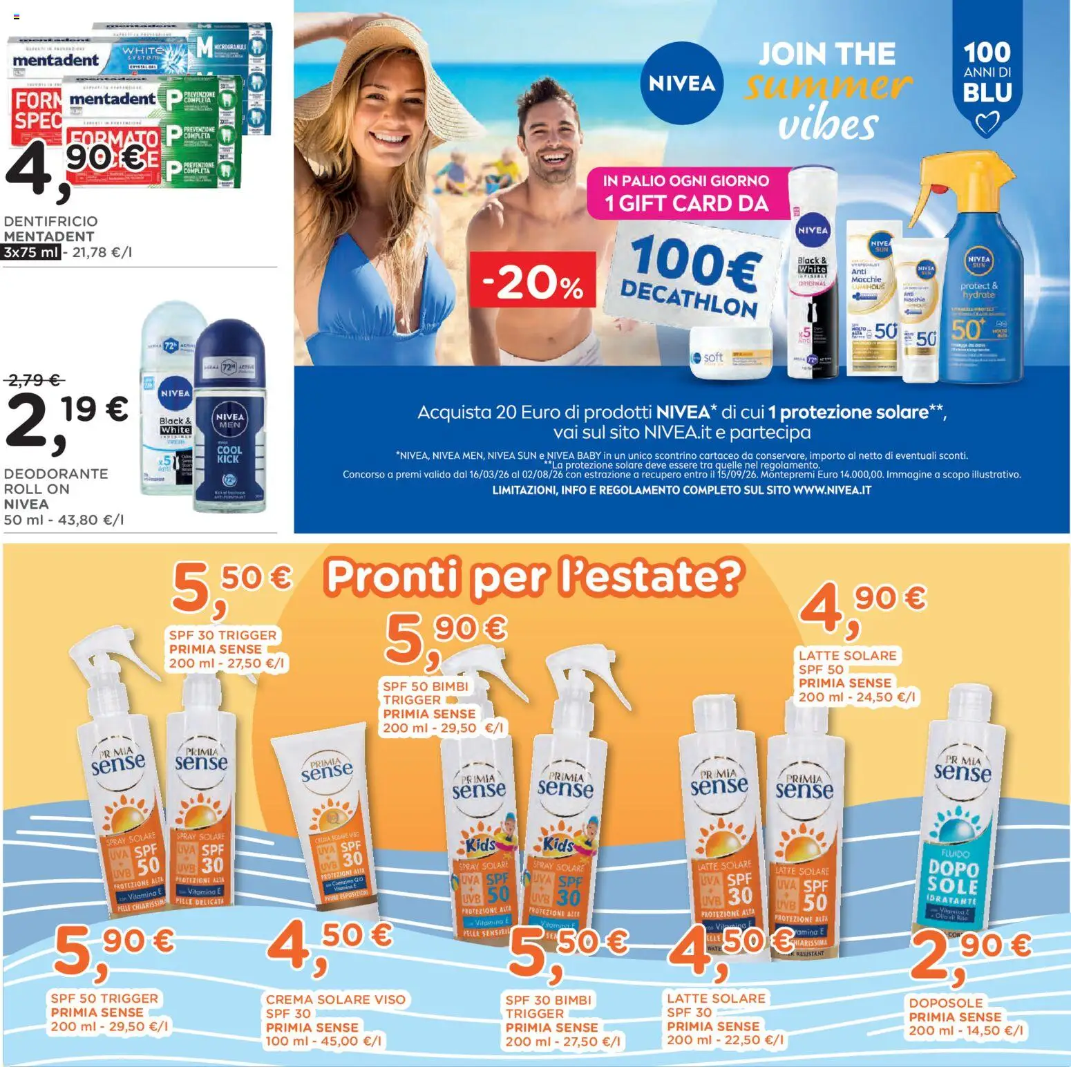 Volantino Poli del 03.06.2026 | Pagina: 26 | Prodotti: Crema, Deodorante, Dentifricio, Latte