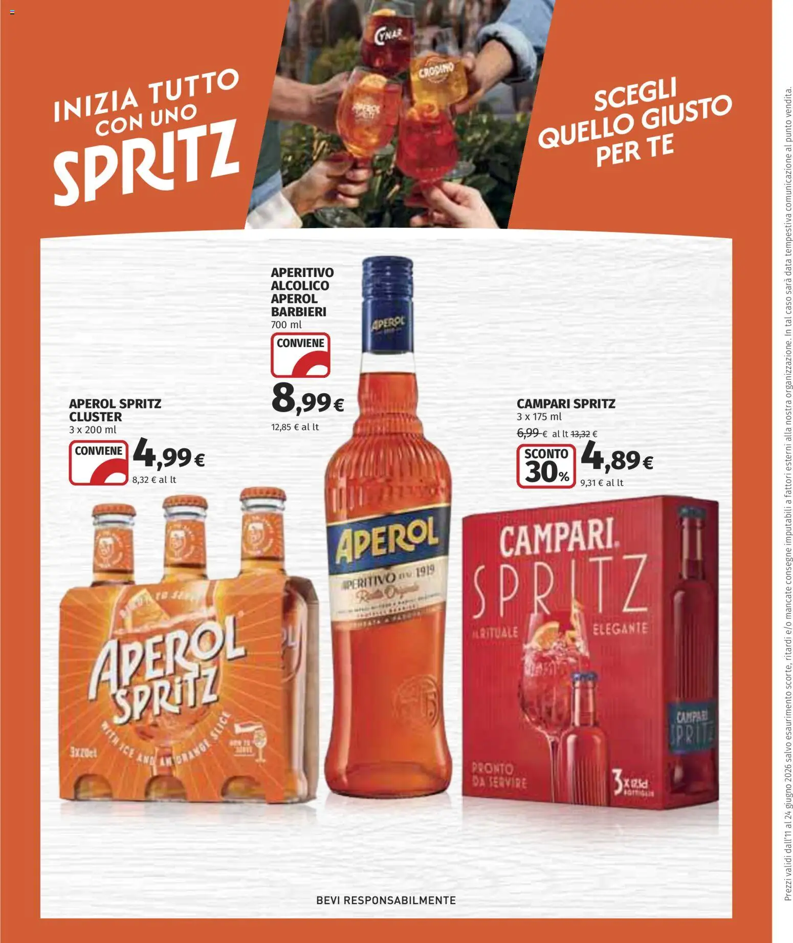 Volantino COOP del 11.06.2026 | Pagina: 46 | Prodotti: Tè, Data, Aperol, Aperitivo