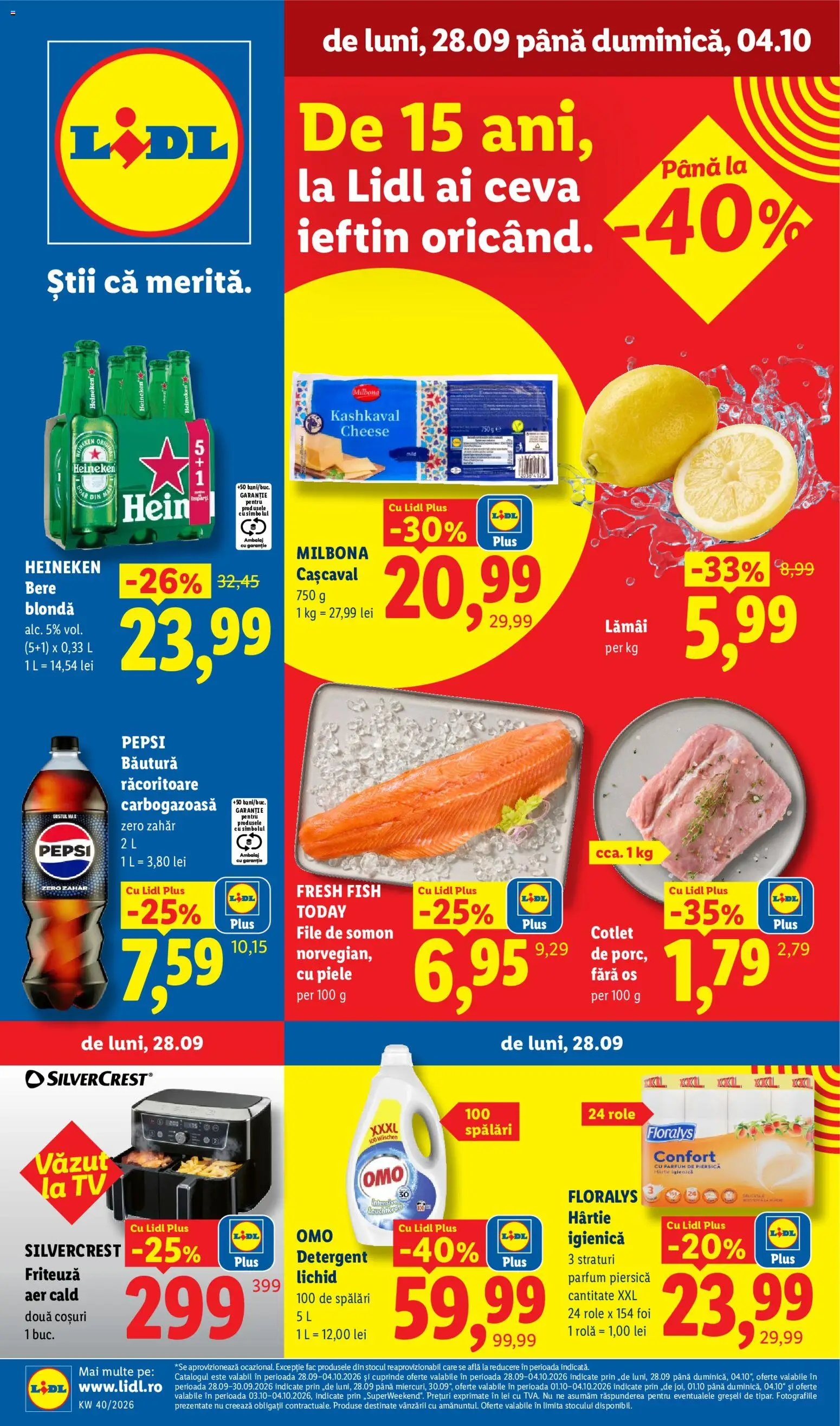 Noul catalog Lidl – valabil de la 28.09.2026 | Pagină: 1
