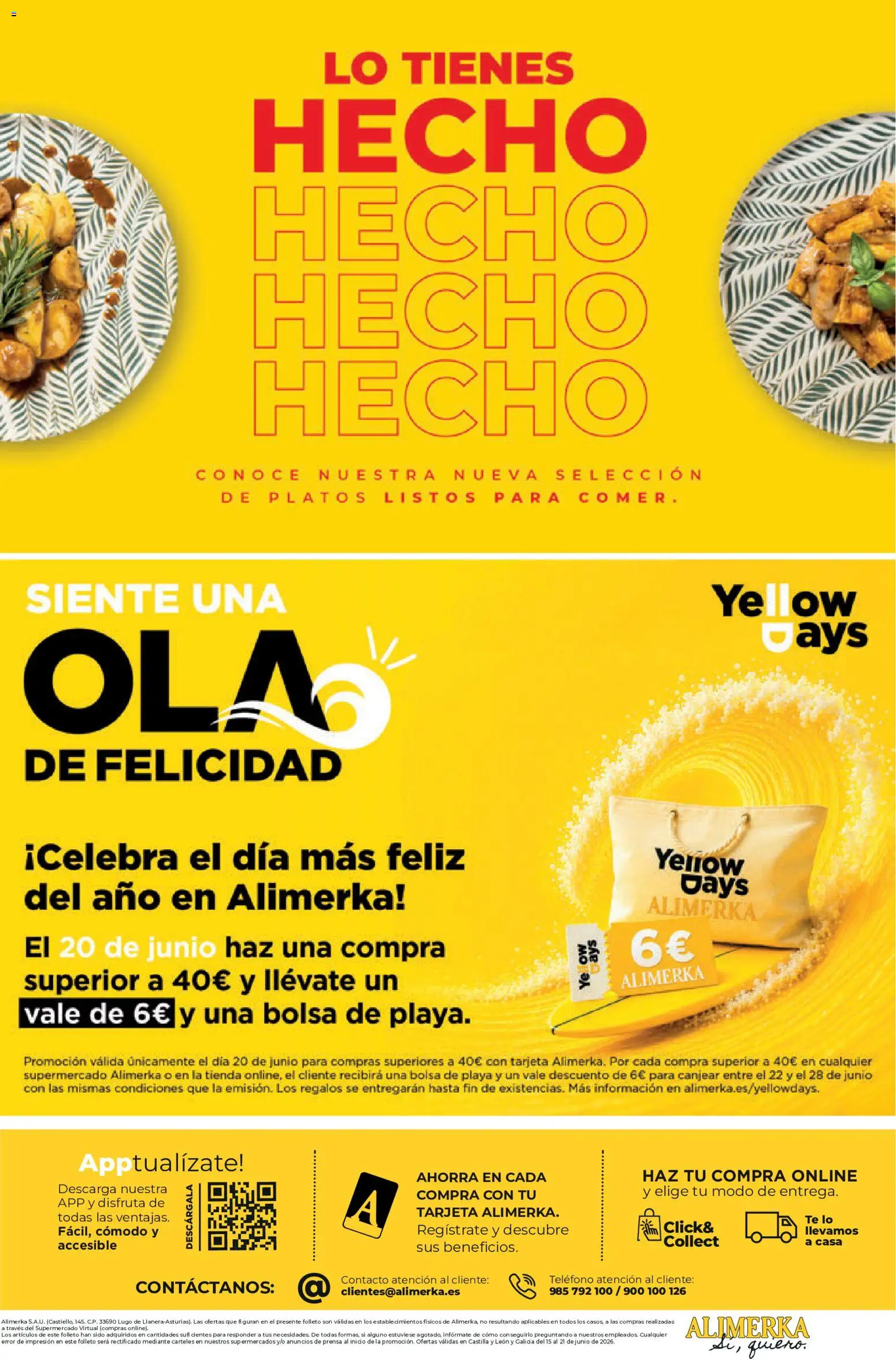 Alimerka folleto Castilla y León │ válido desde el 15.06.2026 | Página: 16 | Productos: Té, Teléfono, Bolsa, Prensa