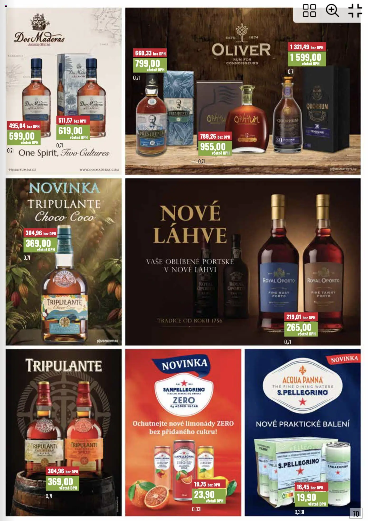 Ratio leták od 01.10.2026 | Strana: 70 | Produkty: Rum, Lahve