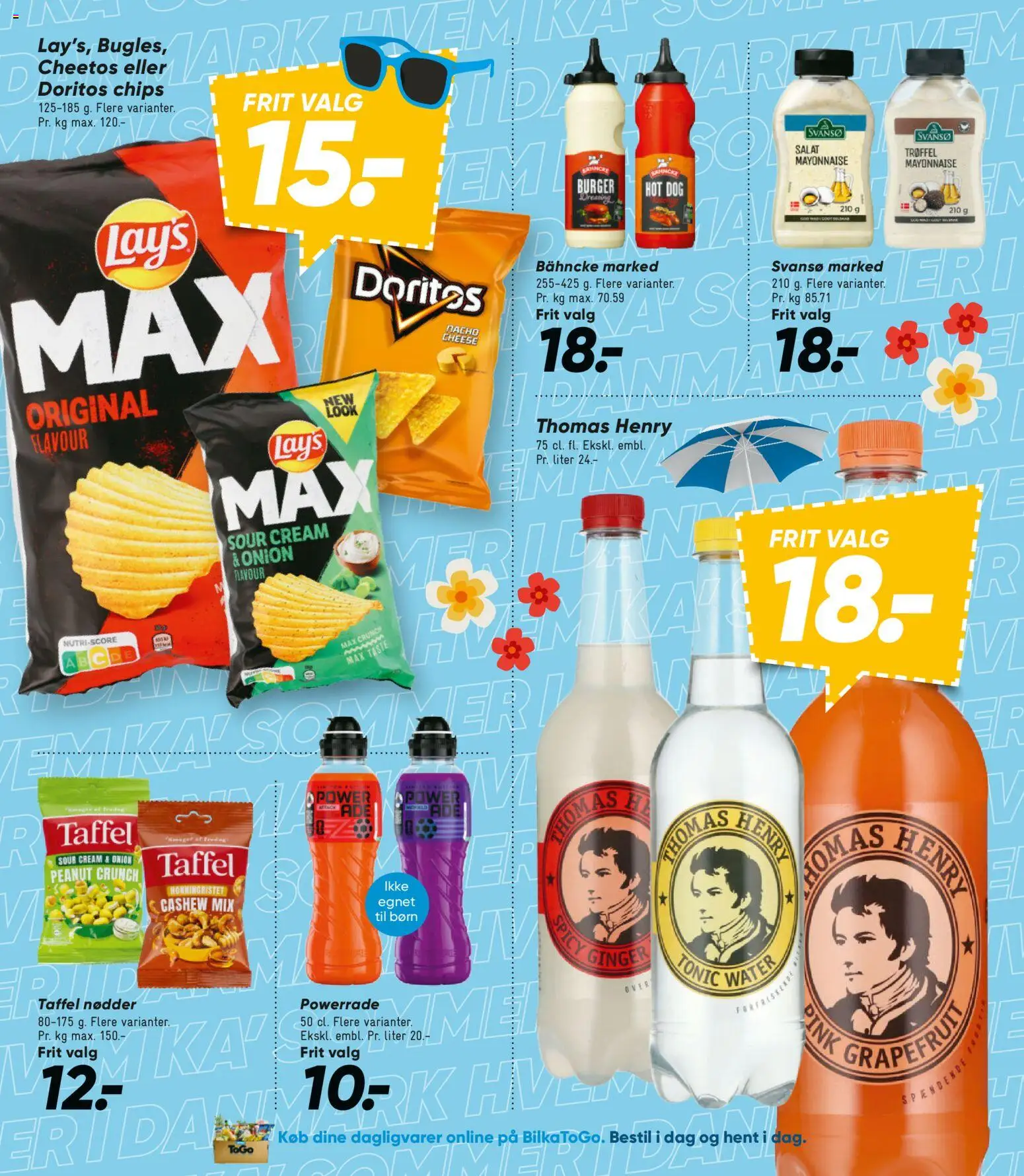 Bilka tilbudsavis – gyldig fra 10/07/2026 | Side: 24 | Produkter: Chips, Nødder, Salat