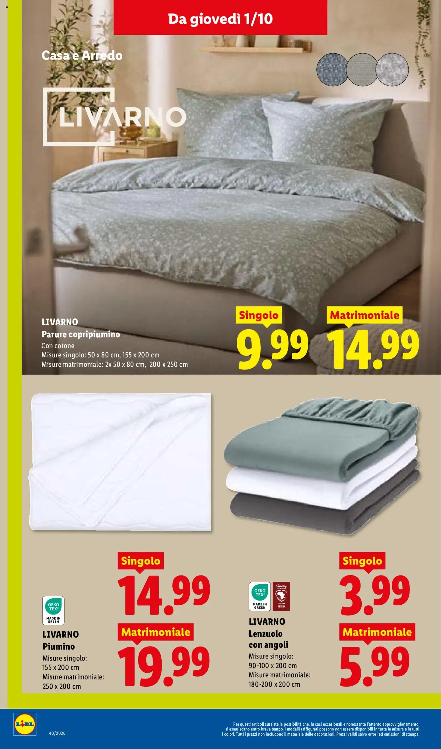Volantino Lidl del 01/10/2026 | Pagina: 26