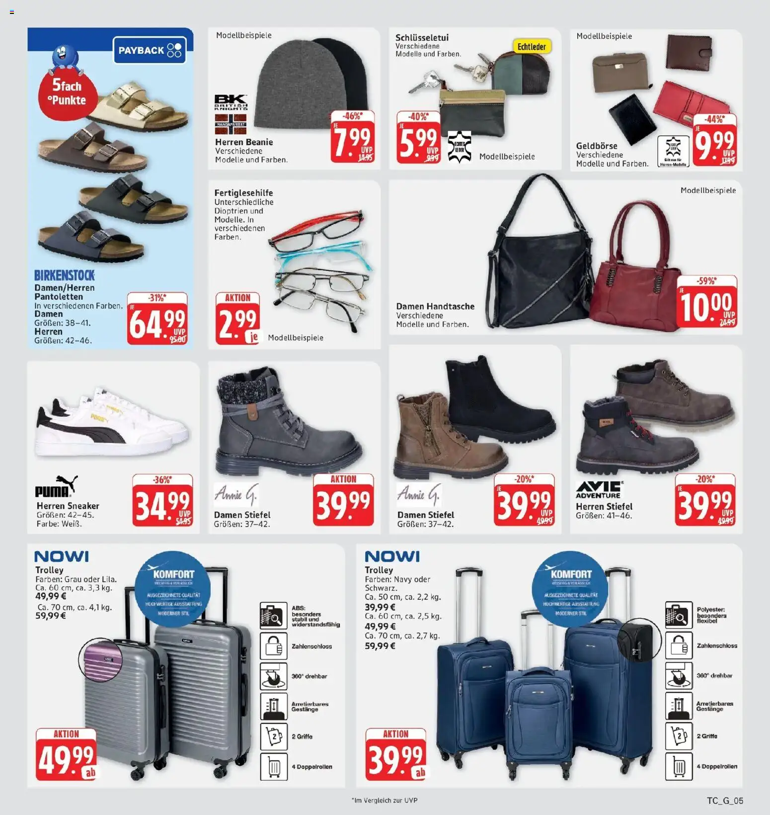 E center Prospekt Eislingen (ab 26.10.2026) zum Blättern | Seite: 33 | Produkte: Stiefel, Handtasche