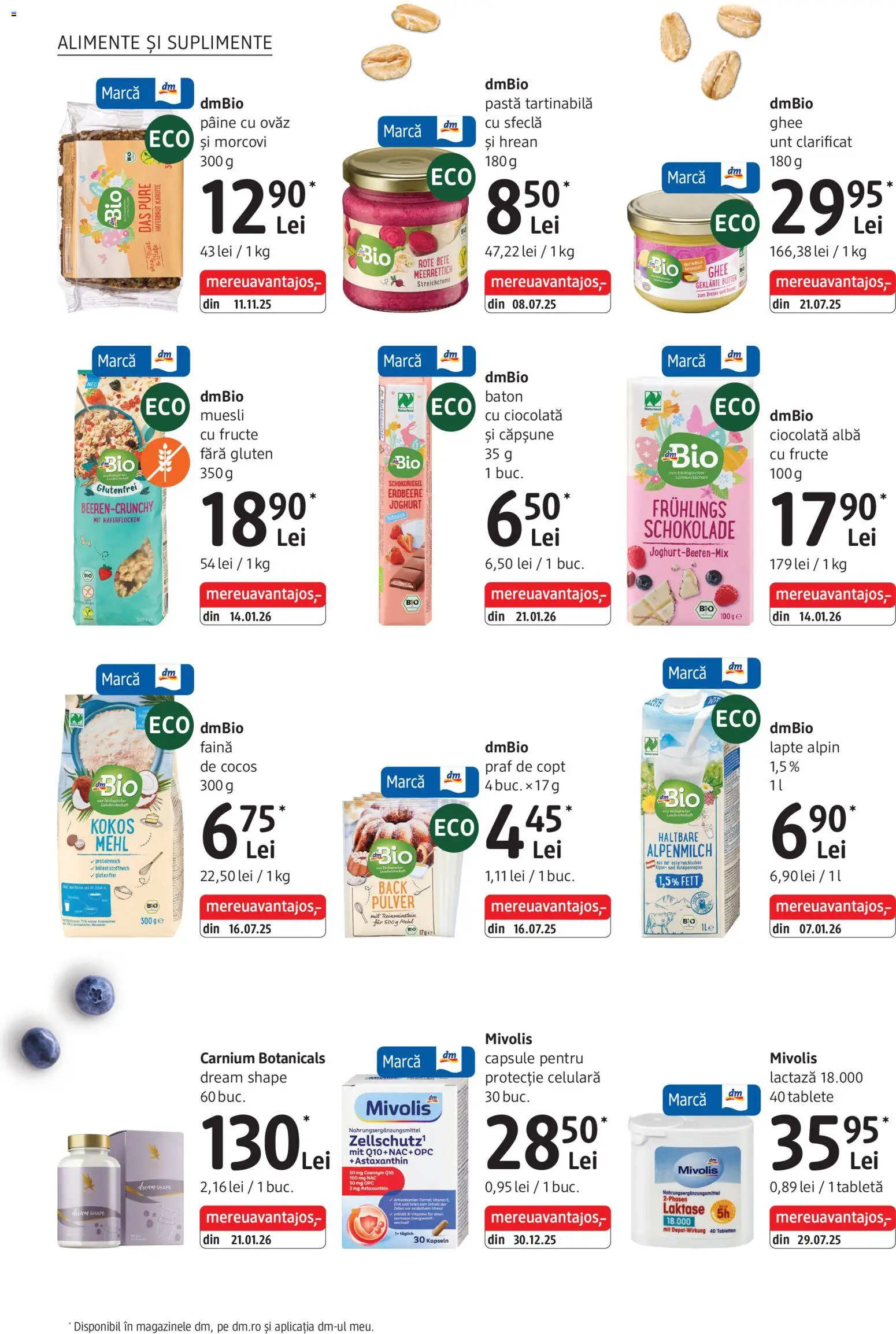 Noul catalog DM drogeriemarkt – valabil de la 02.04.2026 | Pagină: 24 | Produse: Lapte, Pâine, Făină, Sfeclă