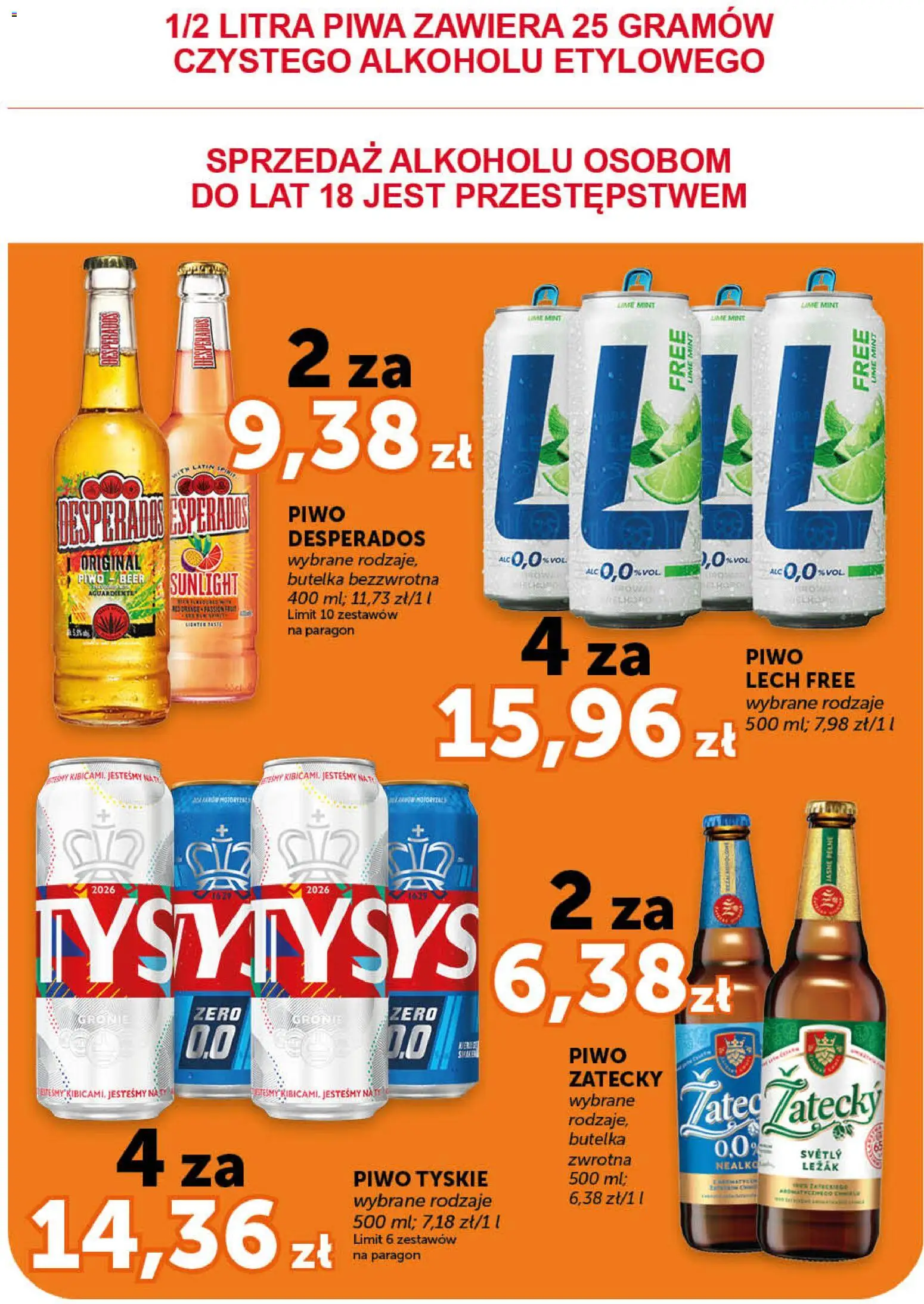 Groszek gazetka od 28.05.2026 | Strona: 19 | Produkty: Leżak, Piwo Desperados, Tyskie, Piwo