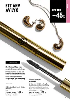 Oriflame erbjudanden 07/26 - Förhandsvisning av reklamblad från butik Oriflame aktuell från 13.05.2026 | Sida: 91 | Produkter: Mascara, Halsband, Örhängen, Set
