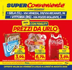 Anteprima del volantino SuperConveniente volantino Gela, Vittoria valido a partire dal 31/07/2026 | Pagina: 1