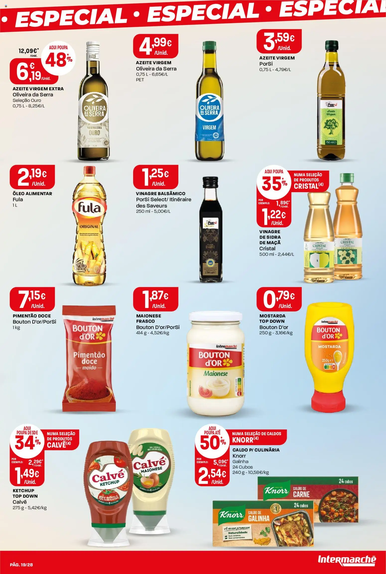 Intermarché Folheto Contact │ válido de 03/09/2026 | Página: 19 | Produtos: Vinagre, Caldo, Maça, Azeite virgem extra