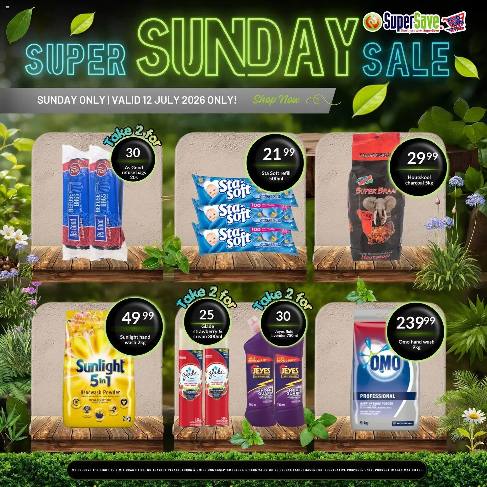 New Super Save catalogue – valid from 12/07/2026 | Page: 6 | Products: Handwash, Powder, Cream, Washing powder