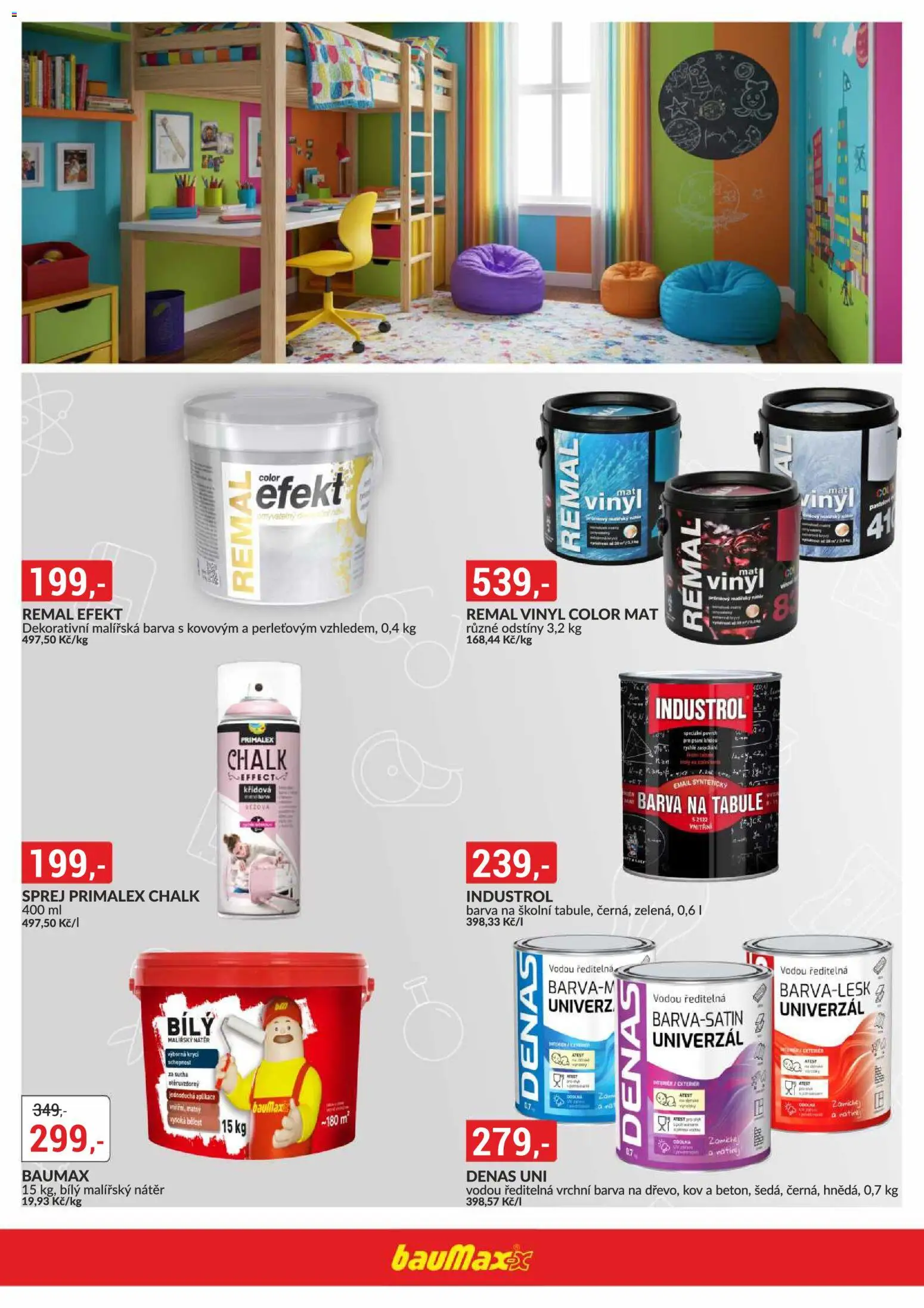BAUMAX leták - Back to school od 13.08.2026 | Strana: 14 | Produkty: Primalex, Tabule