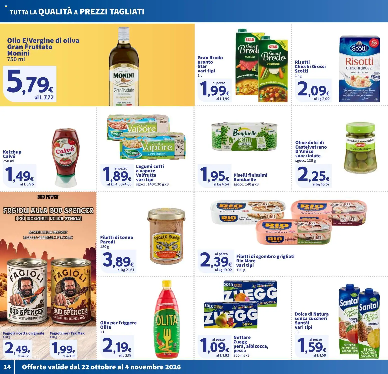 Volantino SIGMA del 22/10/2026 | Pagina: 14 | Prodotti: Manzo, Ananas, Ingredienti, Dolci