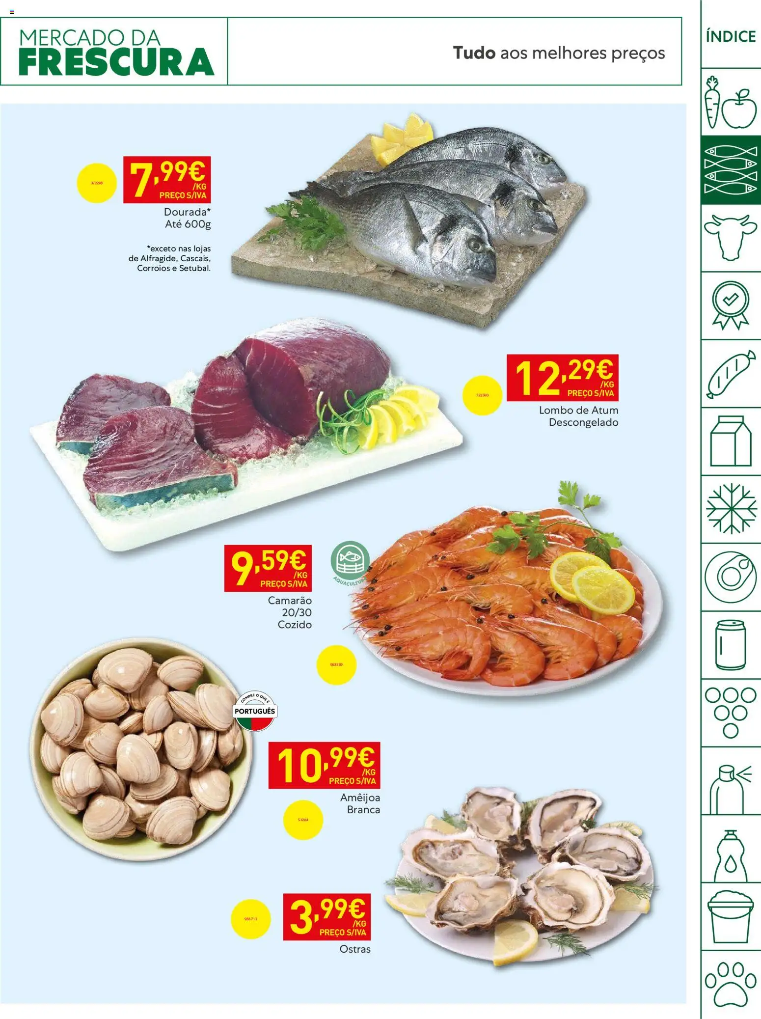 Recheio folheto │ válido de 19.05.2026 | Página: 5 | Produtos: Atum, Ostras, Camarão, Lombo