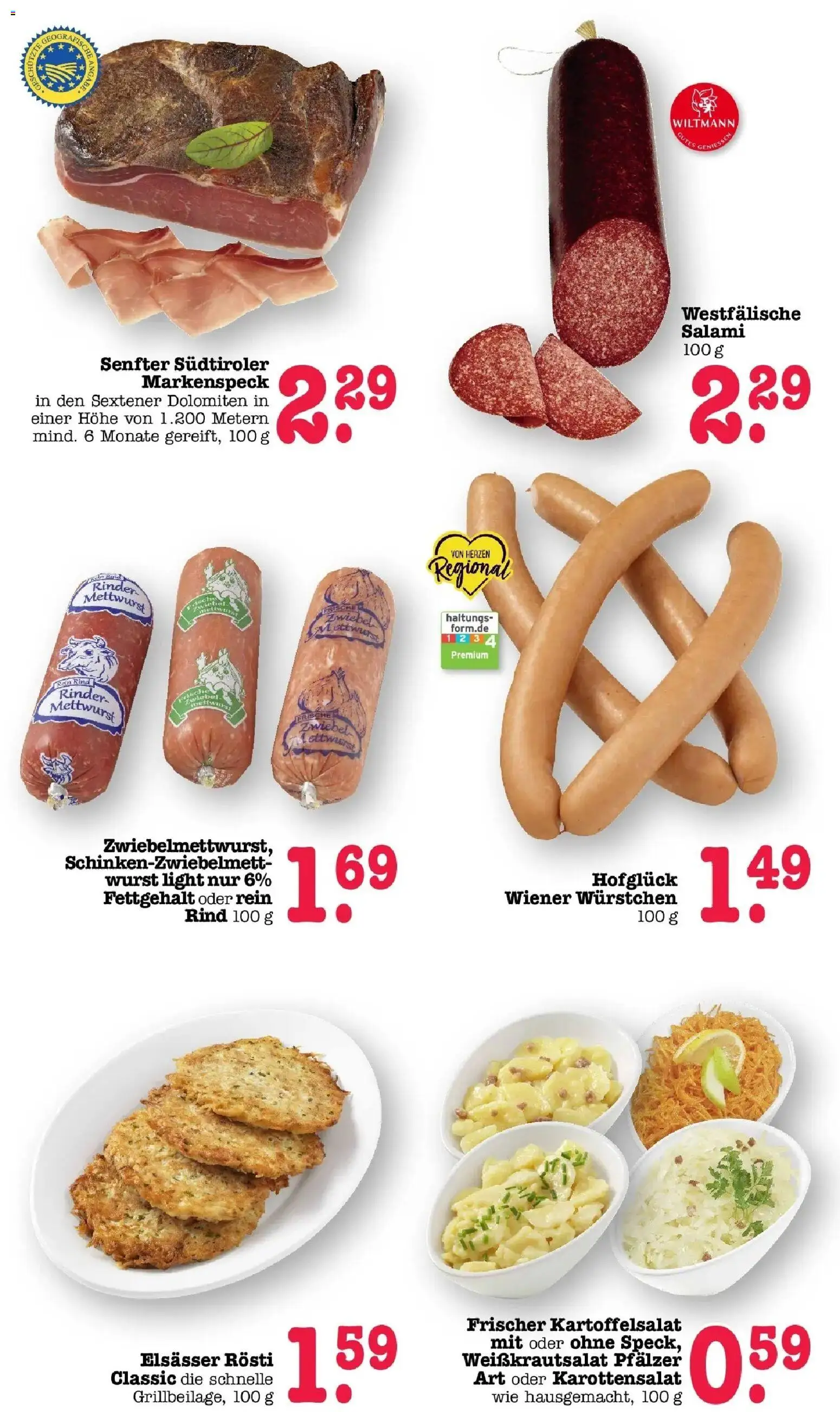 Edeka prospekt Bühlertal – gültig ab 13.07.2026 | Seite: 9 | Produkte: Wiener wurstchen, Wurst, Salami