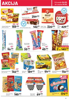 PerSu katalog Sveža akcija - pregled PerSu kataloga - važi od 06.05.2026 | Strana: 17 | Proizvode: Bounty, Kajsija, Lizalica, Čokolada