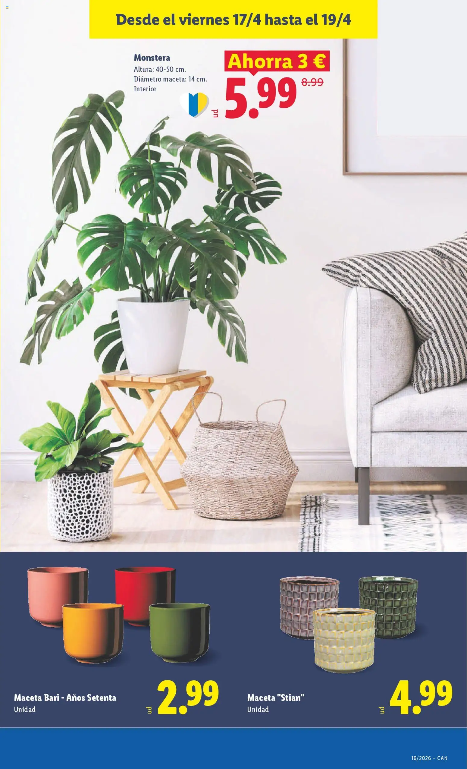 Lidl Canarias │ válido desde el 13.04.2026 | Página: 39 | Productos: Maceta