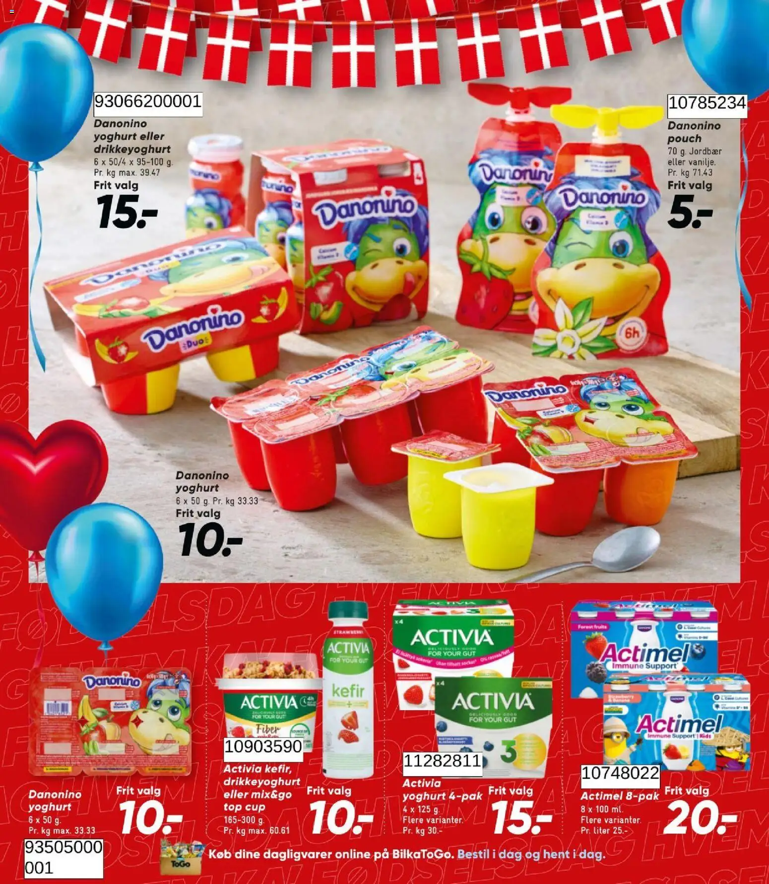 Bilka tilbudsavis – gyldig fra 21/08/2026 | Side: 38 | Produkter: Dagligvarer, Yoghurt, Jordbær, Drikkeyoghurt