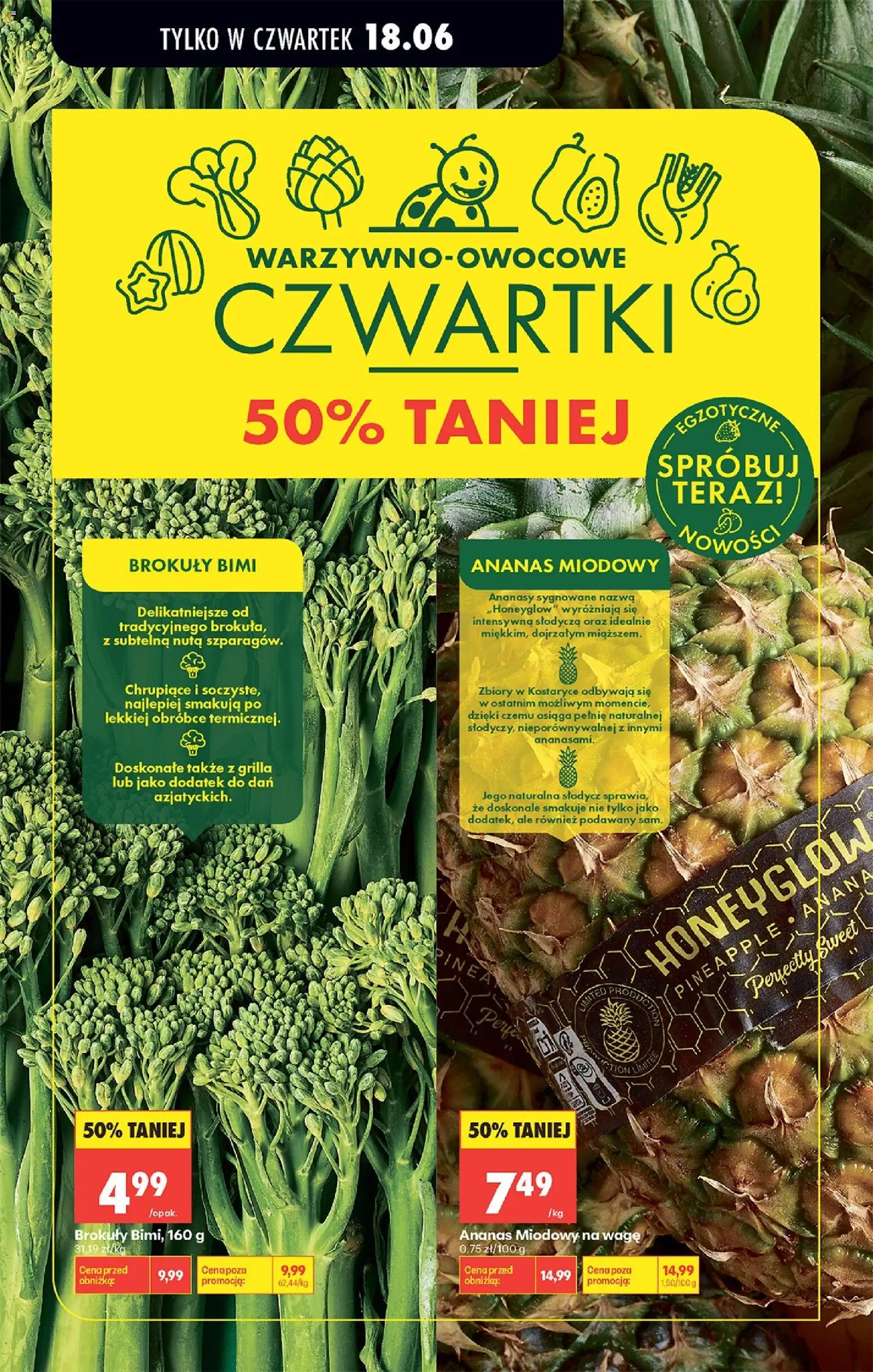 Biedronka gazetka od czwartku od 18.06.2026 | Strona: 85 | Produkty: Ananas