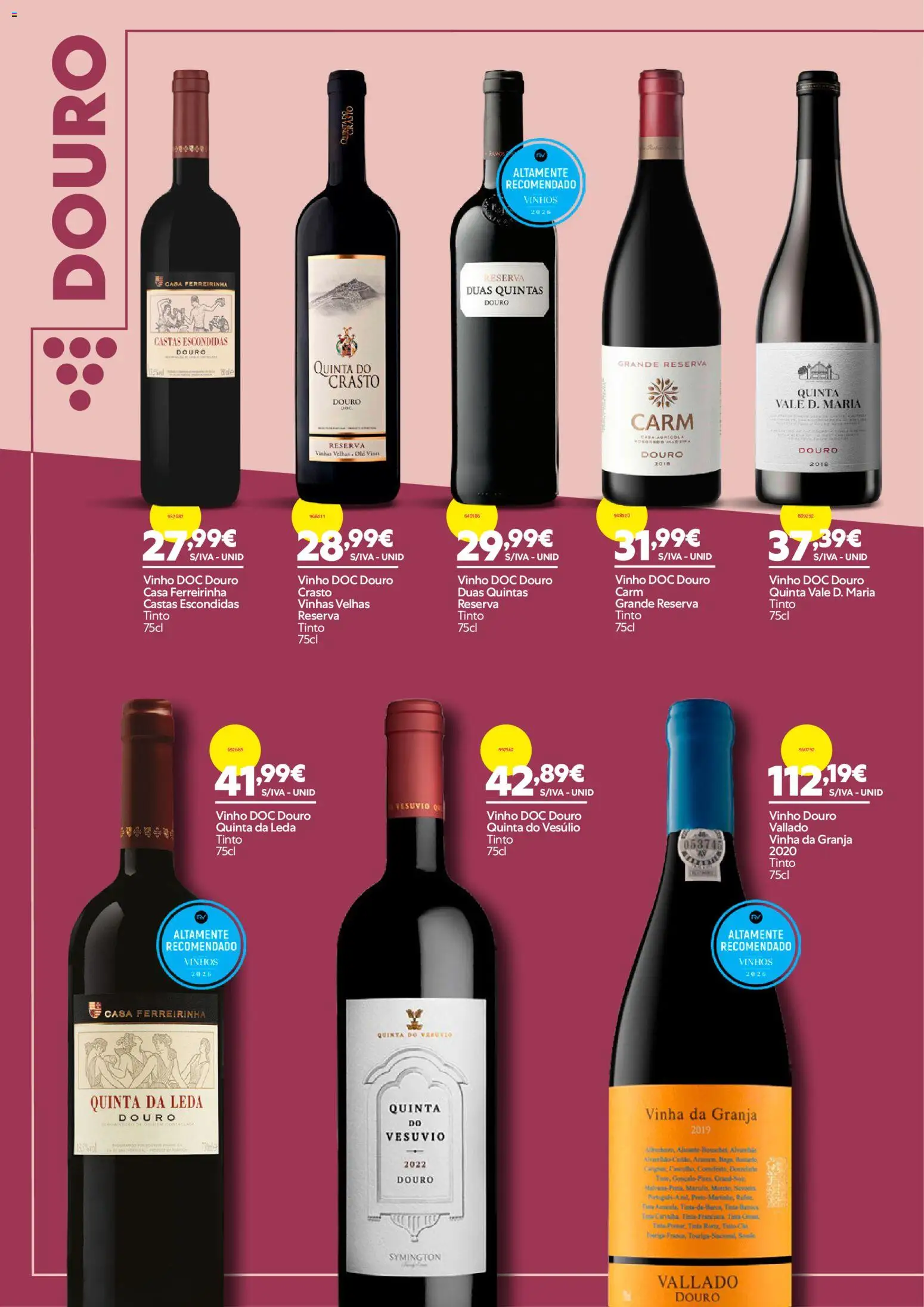 Recheio - Novo Catálogo de Vinhos │ válido de 03/09/2026 | Página: 20 | Produtos: Tinta, Vinho