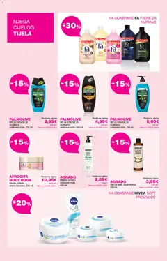 NIVEA SOFT, Refreshing Soft Moisturizing Cream - Pregled kataloga iz trgovine Bipa, vrijedi od 01.05.2026 | Stranica: 4 | Proizvodi: Ulje, Gel za tuširanje, Krema, Nivea