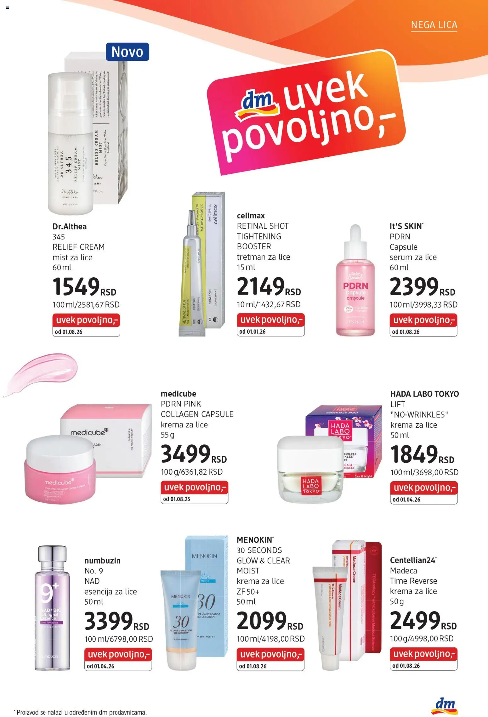DM Drogerie katalog - važi od 01.09.2026 | Strana: 11 | Proizvode: Krema