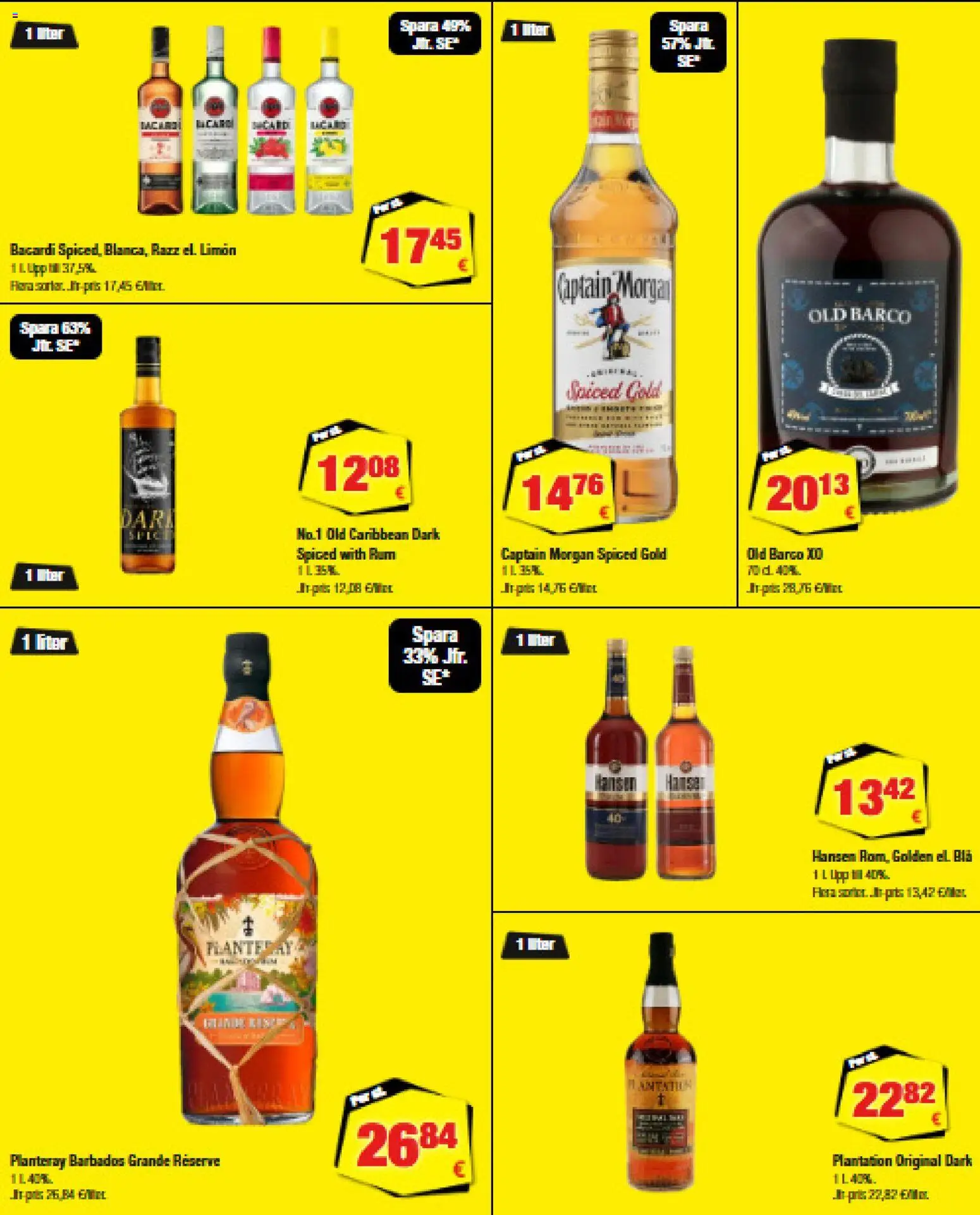 Calle tilbudsavis – gyldig fra 19/08/2026 | Side: 6 | Produkter: Rom, Captain Morgan