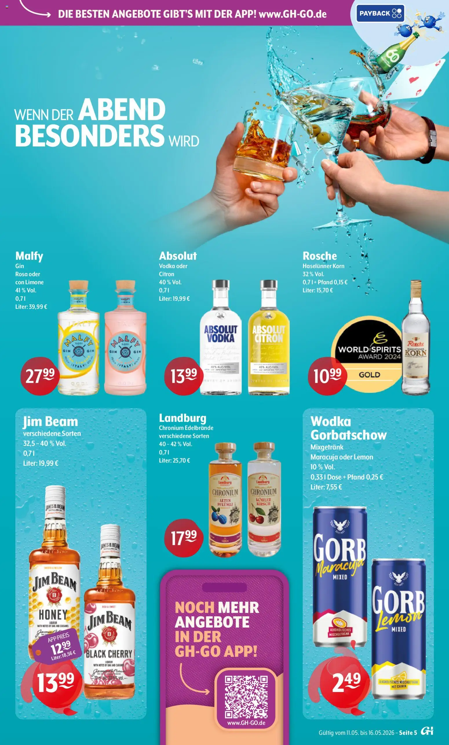 Getränke Hoffmann - Nordrhein - Westfalen – gültig ab 11.05.2026 | Seite: 5 | Produkte: Jim beam, Vodka, Wodka