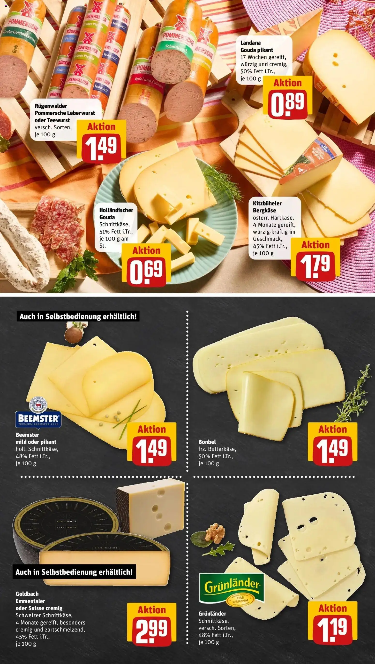 REWE Prospekt ab 24.08.2026 zum Blättern » Angebote | Seite: 11 | Produkte: Gouda, Äpfel, Grunlander, Pfeffer