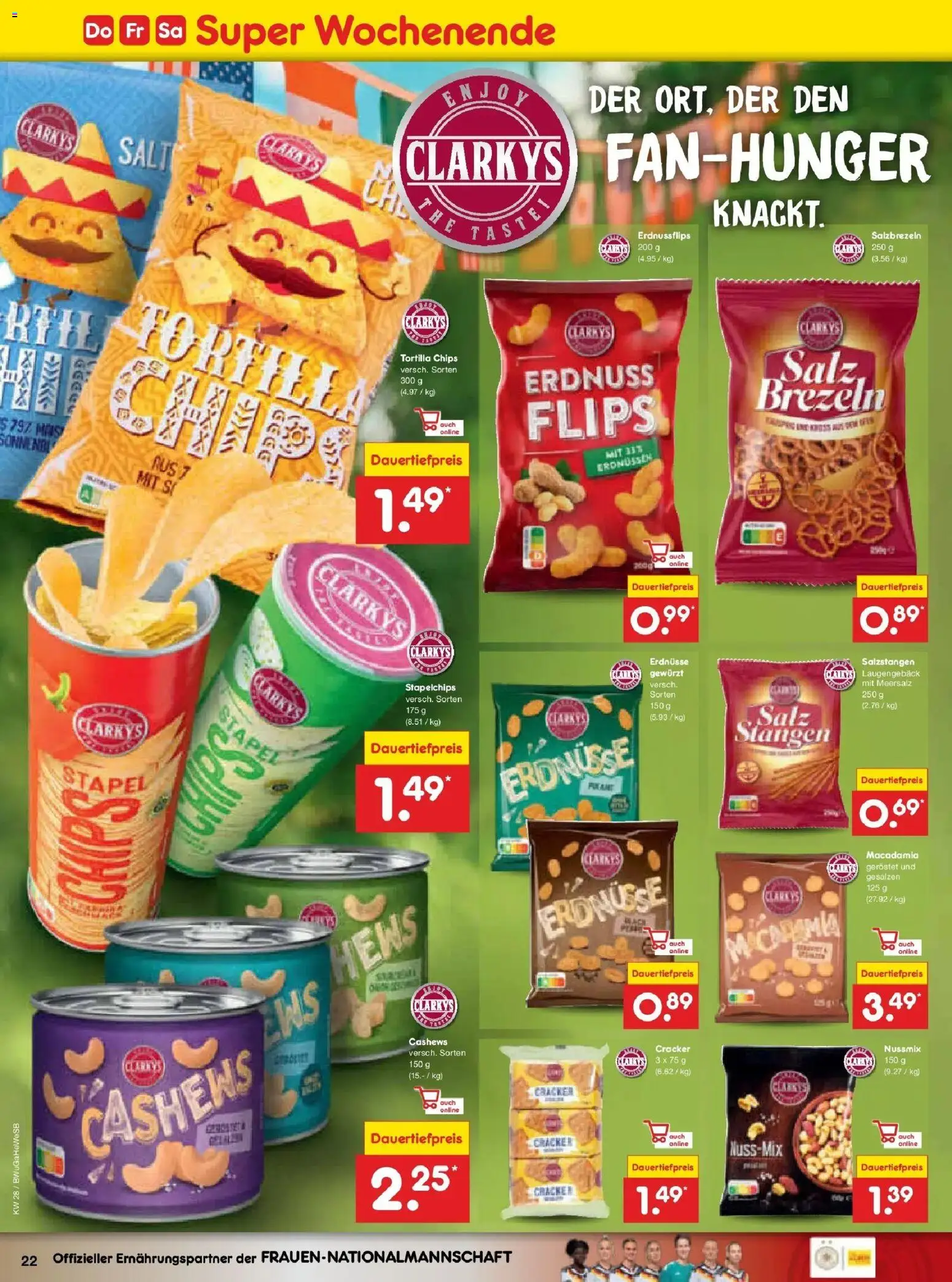 Netto Marken-Discount - Netto: Wochenangebote – gültig ab 05.07.2026 | Seite: 38 | Produkte: Erdnüsse, Salz, Chips